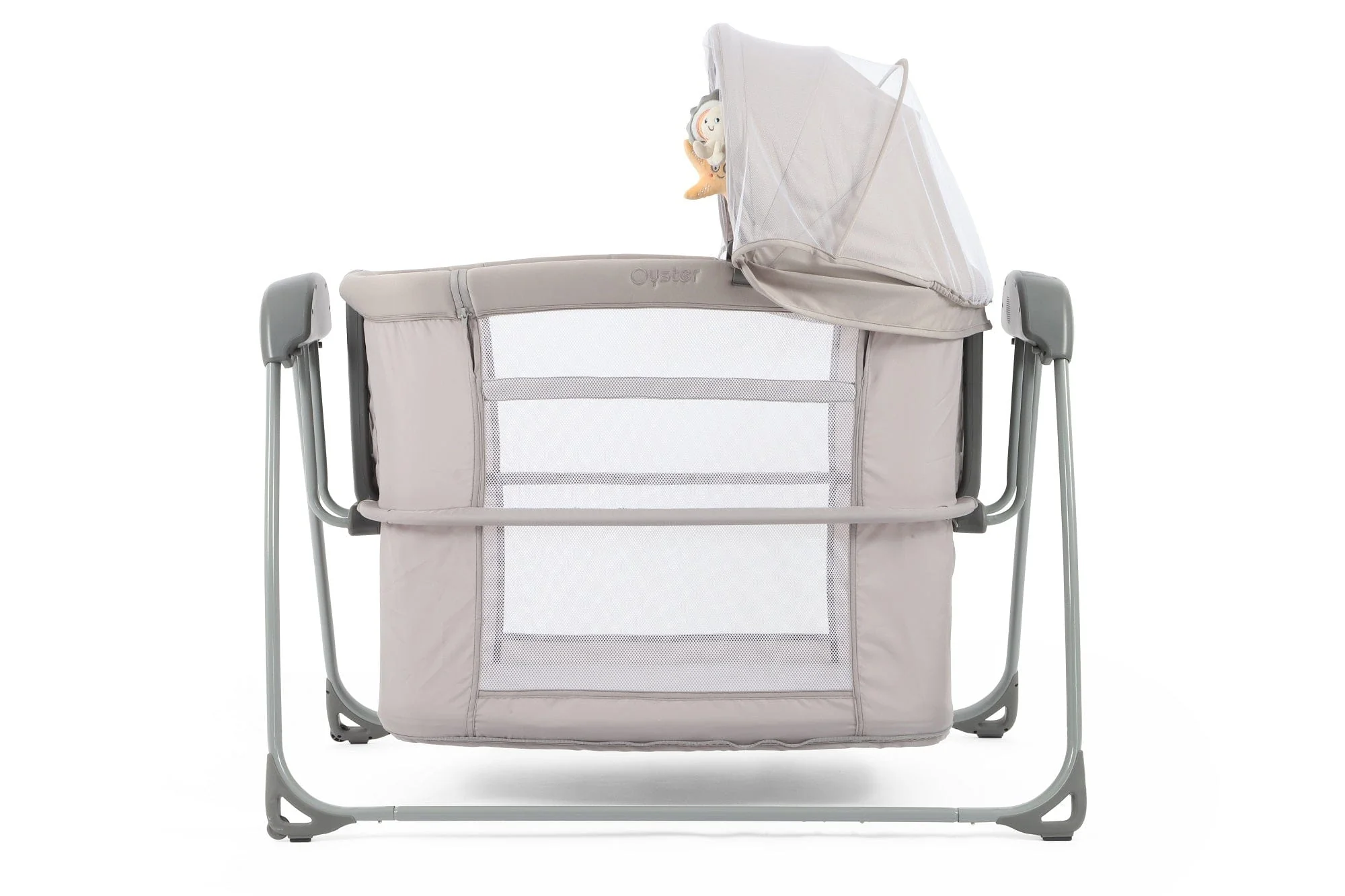 Oyster Swinging Crib - Stone - Image 8