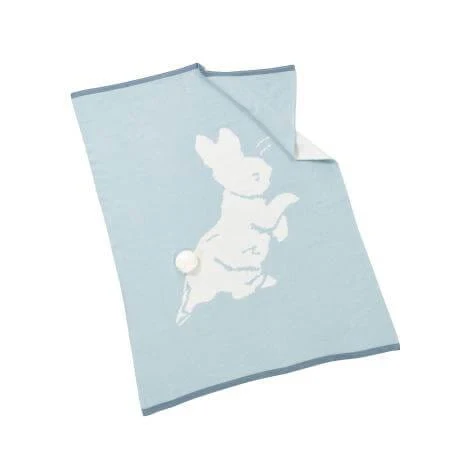 Peter Rabbit Signature Knitted Blanket with Soft Toy - Image 2