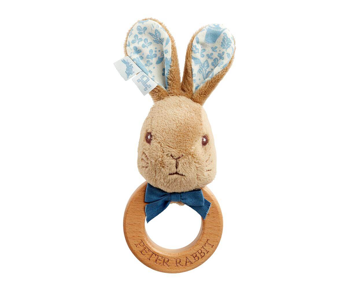 Peter Rabbit Wooden Ring Rattle - Image 2