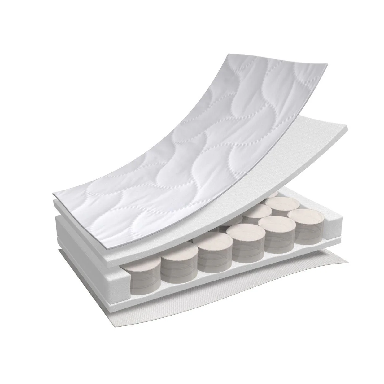 Obaby Pocket Sprung Cot Bed 140 X 70cm (10cm) - Image 3