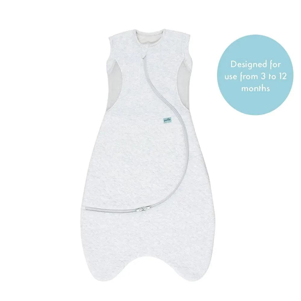 Purflo Cuddle To Sleep Bag 2.5 TOG 3-12 Months - Minimal Grey
