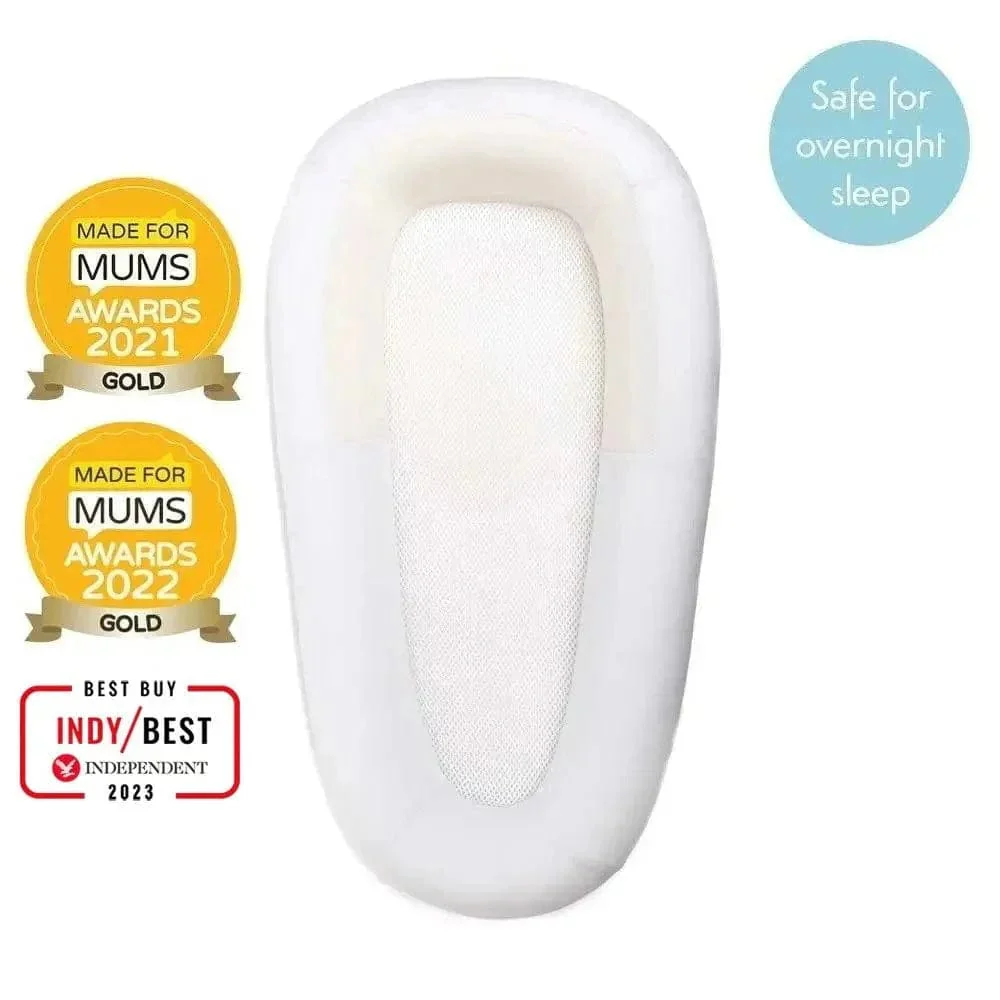 Purflo Sleep Tight Baby Bed with Spare Cover - Soft White - Image 2