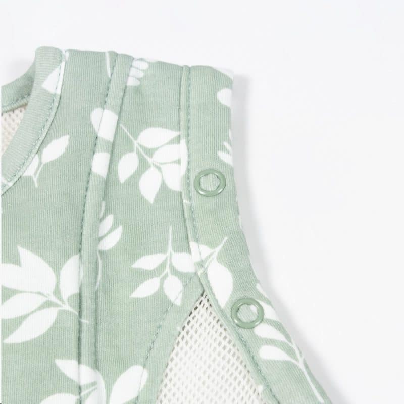 Purflo Swaddle To Sleep Bag 2.5 TOG 0-4 Month Lightweight - Fern (2 Pack) - Image 4