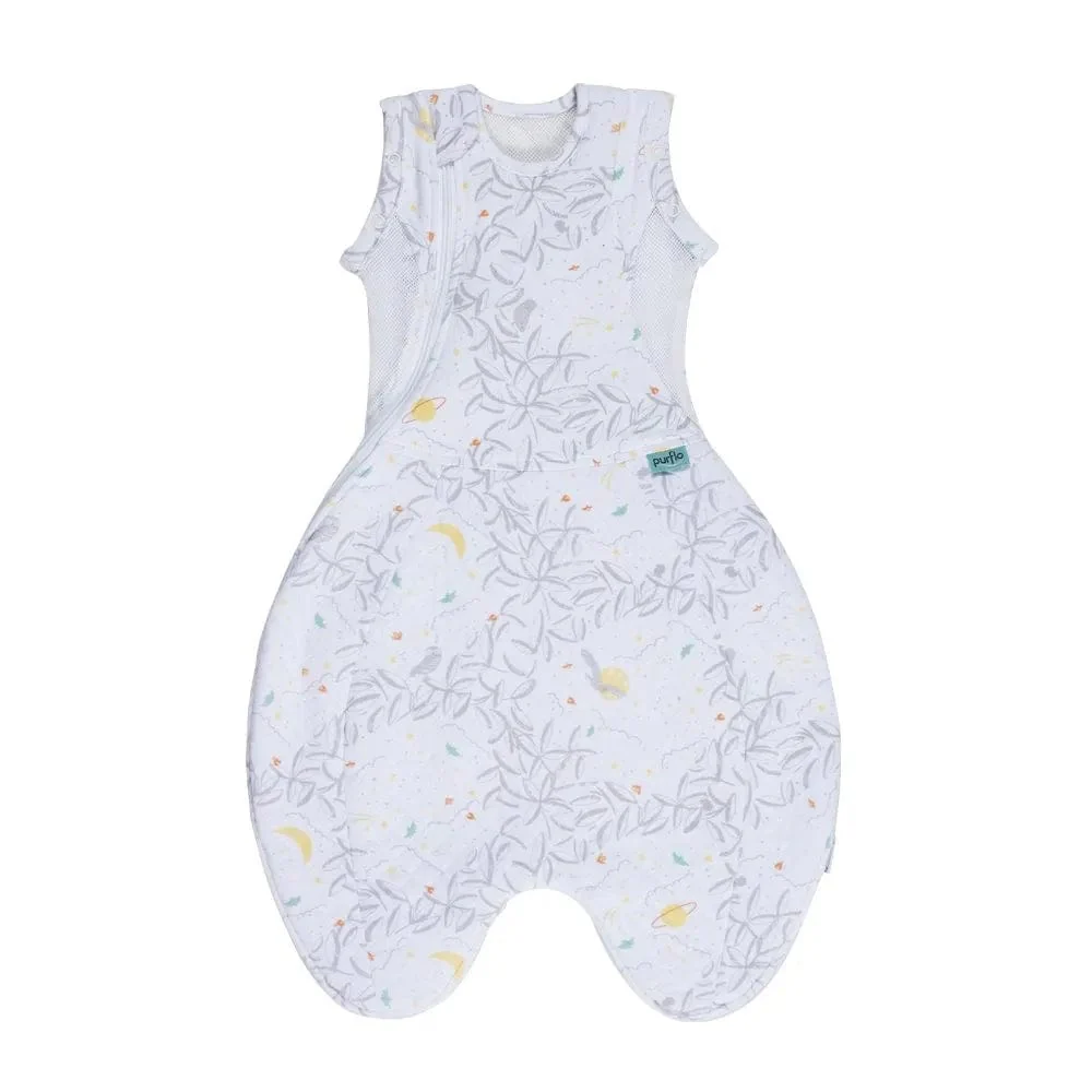 Purflo Swaddle To Sleep Bag 2.5 TOG 0-4 Month - Stargazer White