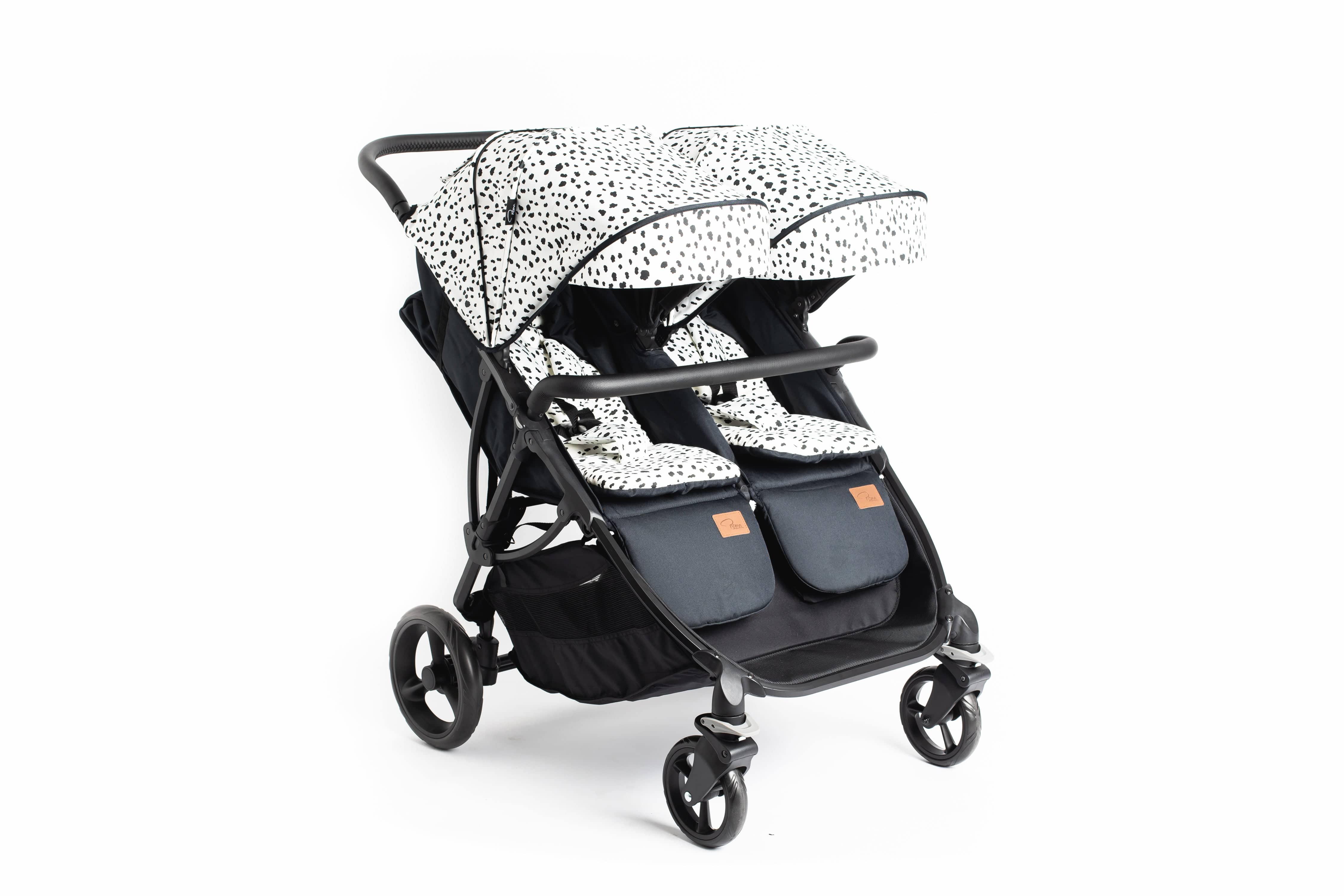 Roma Gemini 2 Double Pushchair - Dalmatian - Image 3