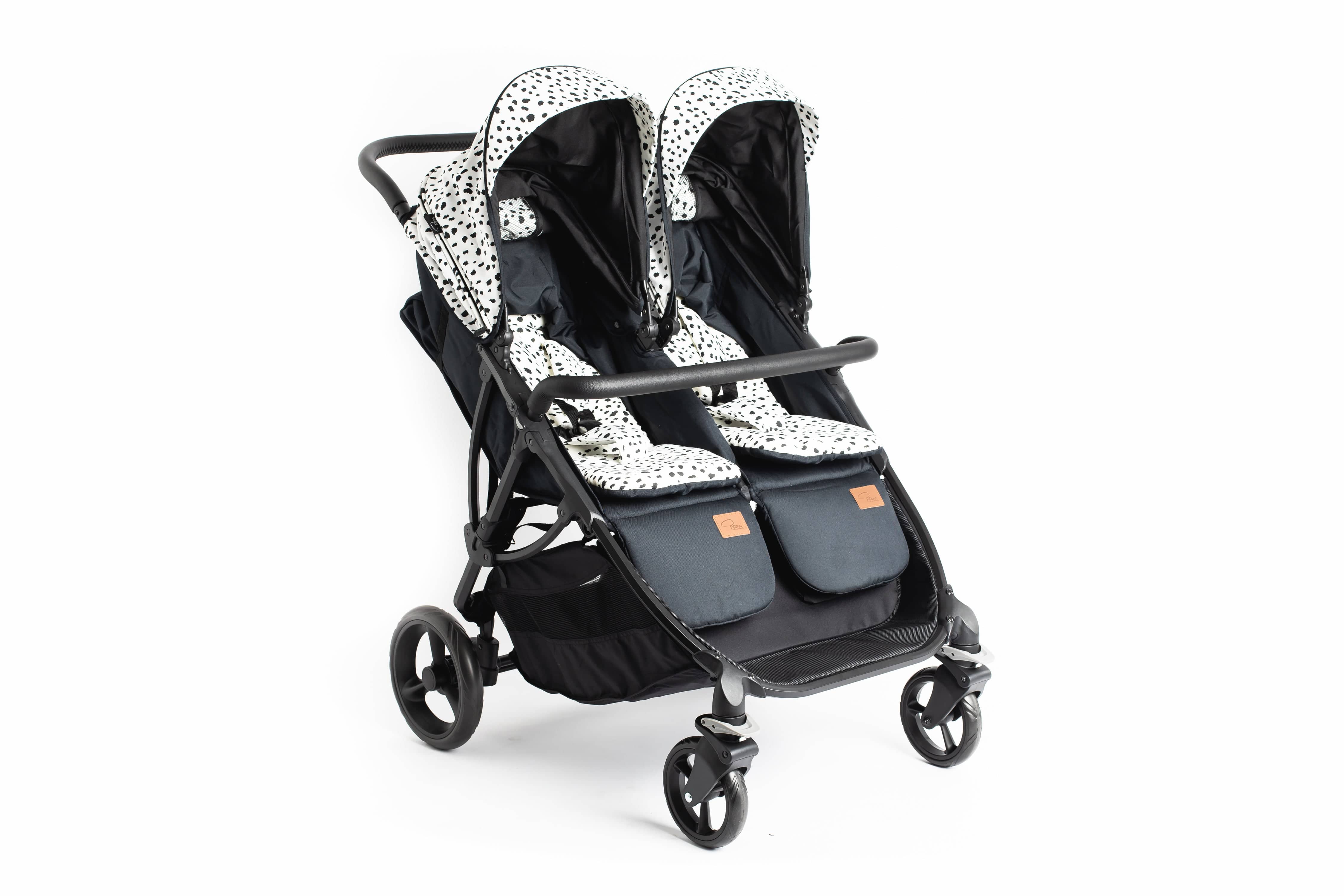 Roma Gemini 2 Double Pushchair - Dalmatian - Image 4