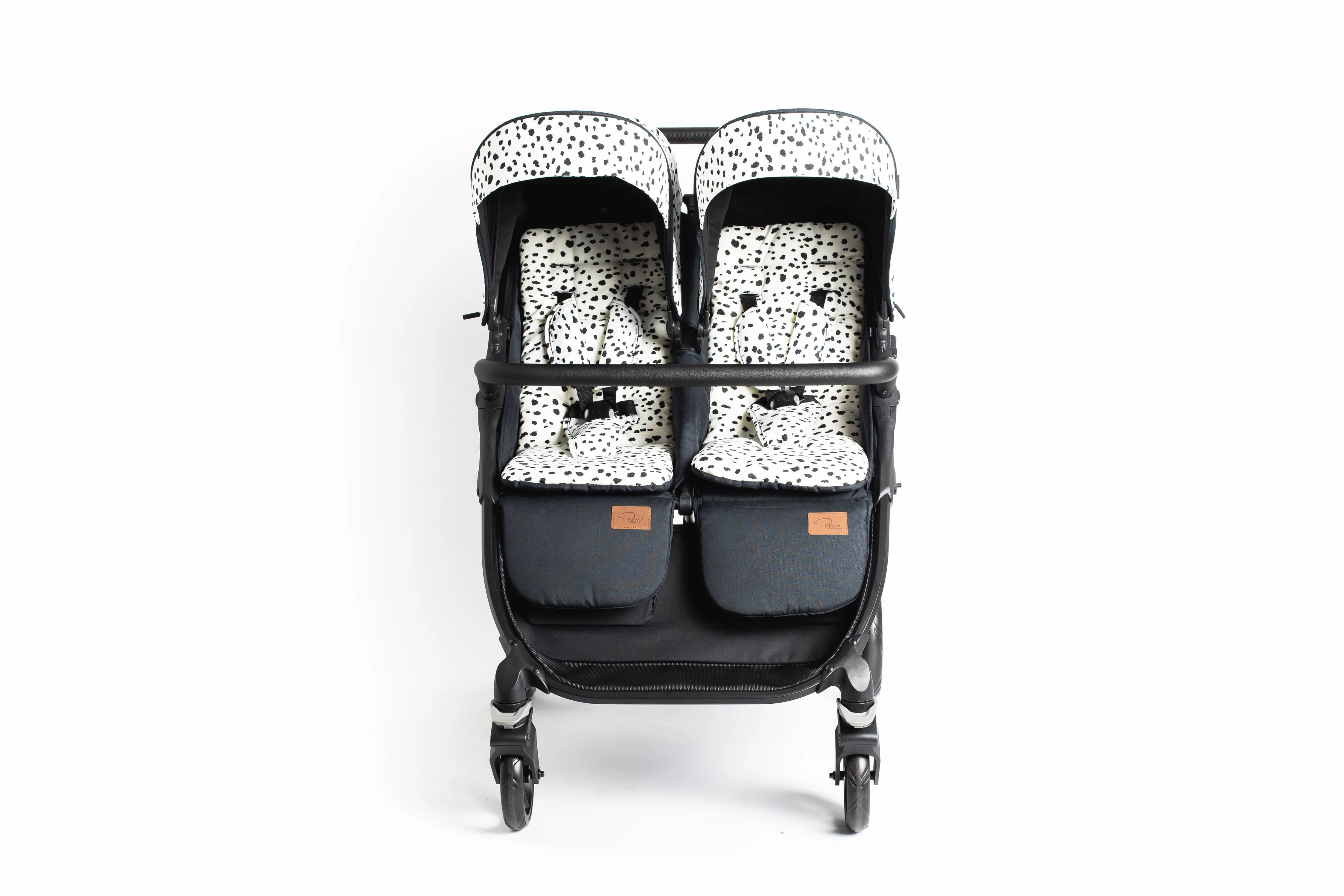 Roma Gemini 2 Double Pushchair - Dalmatian - Image 6
