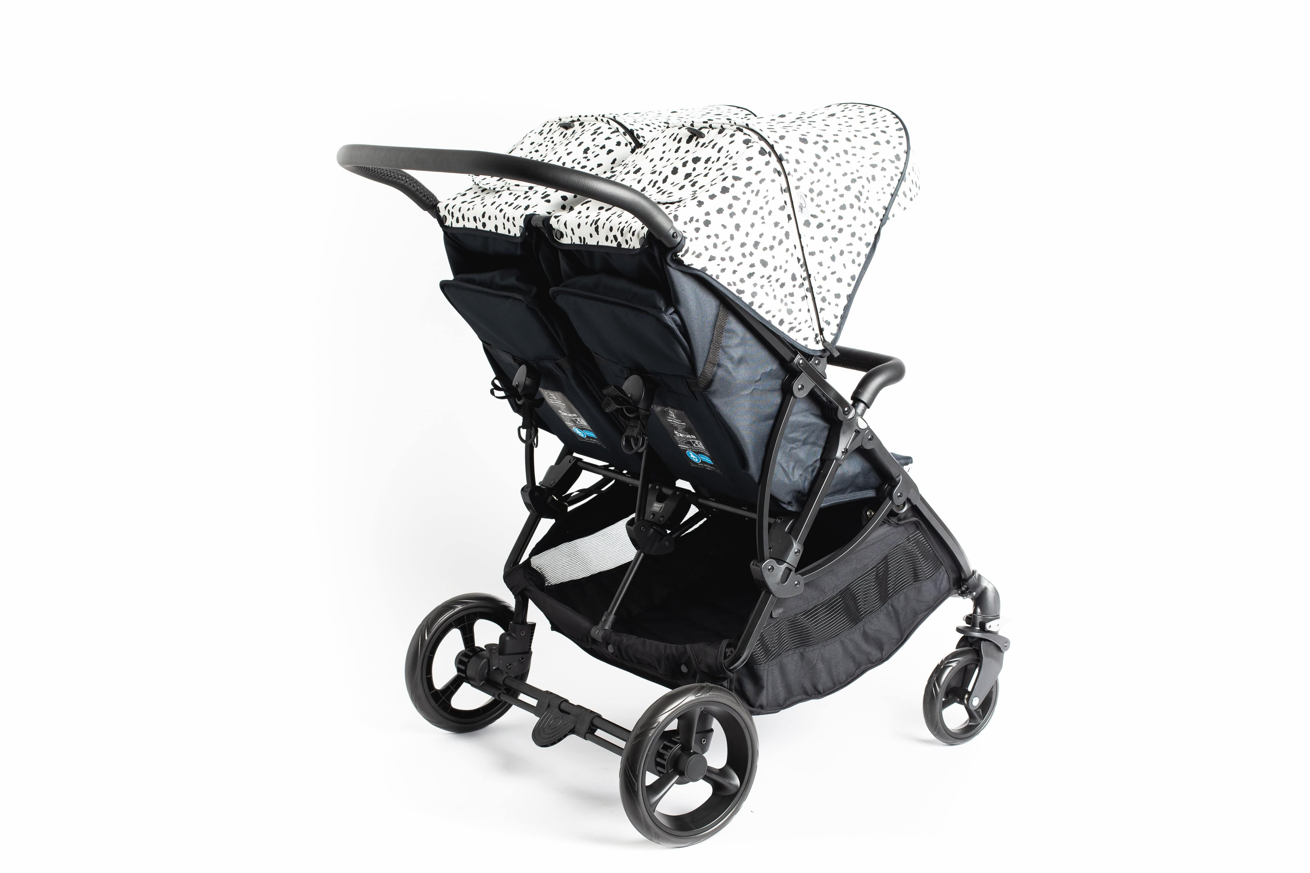 Roma Gemini 2 Double Pushchair - Dalmatian - Image 9