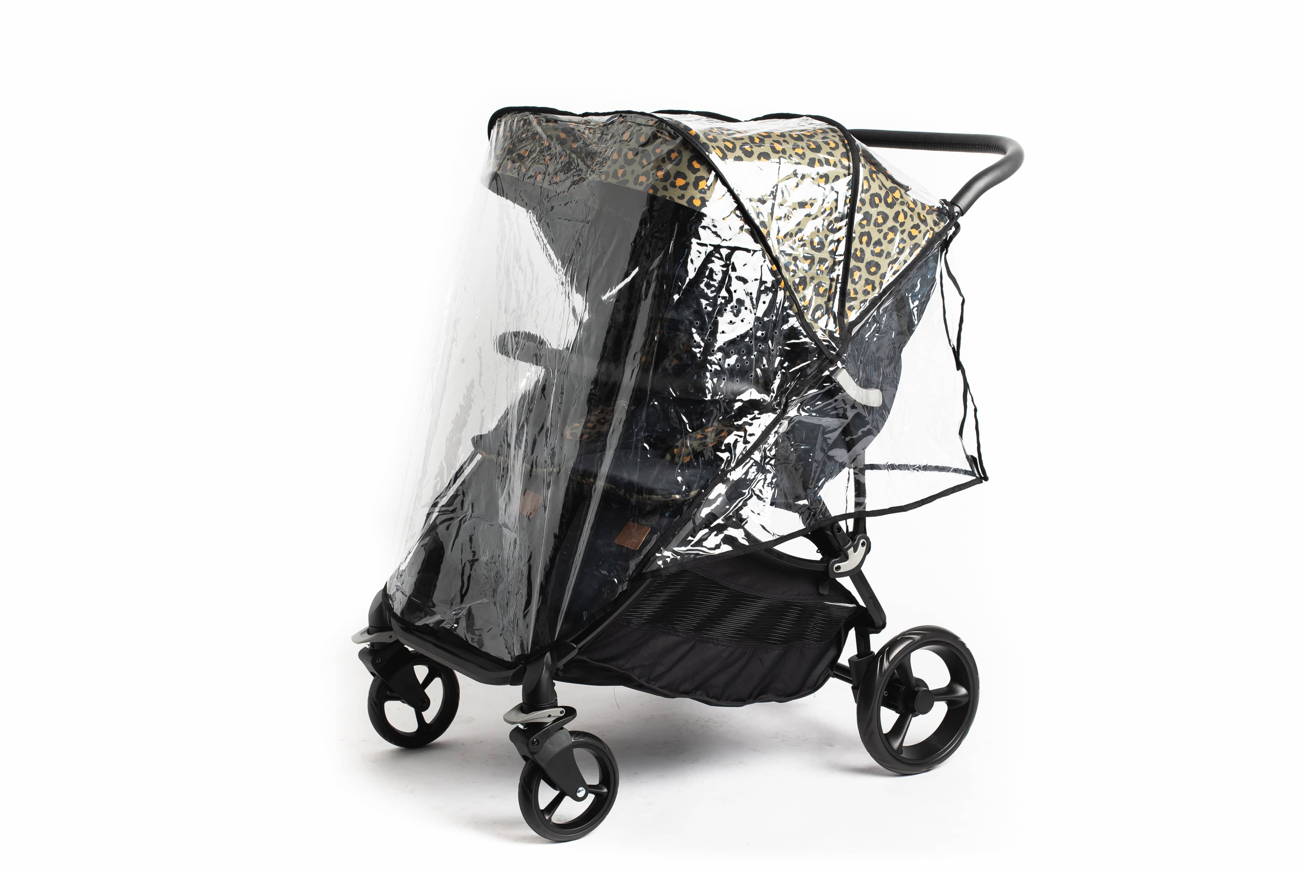 Roma Gemini 2 Double Pushchair - Khaki Leopard - Image 12