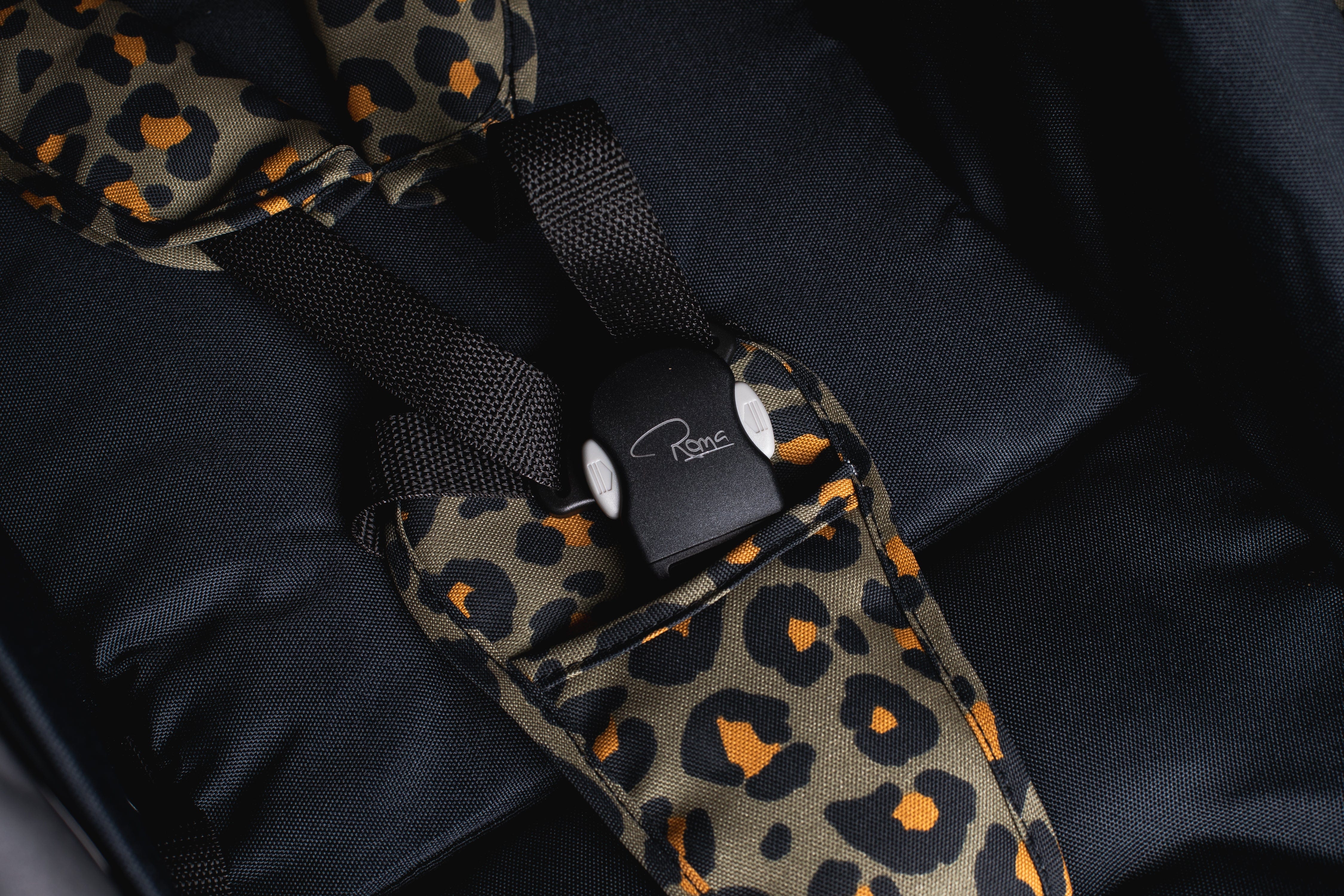 Roma Gemini 2 Double Pushchair - Khaki Leopard - Image 13