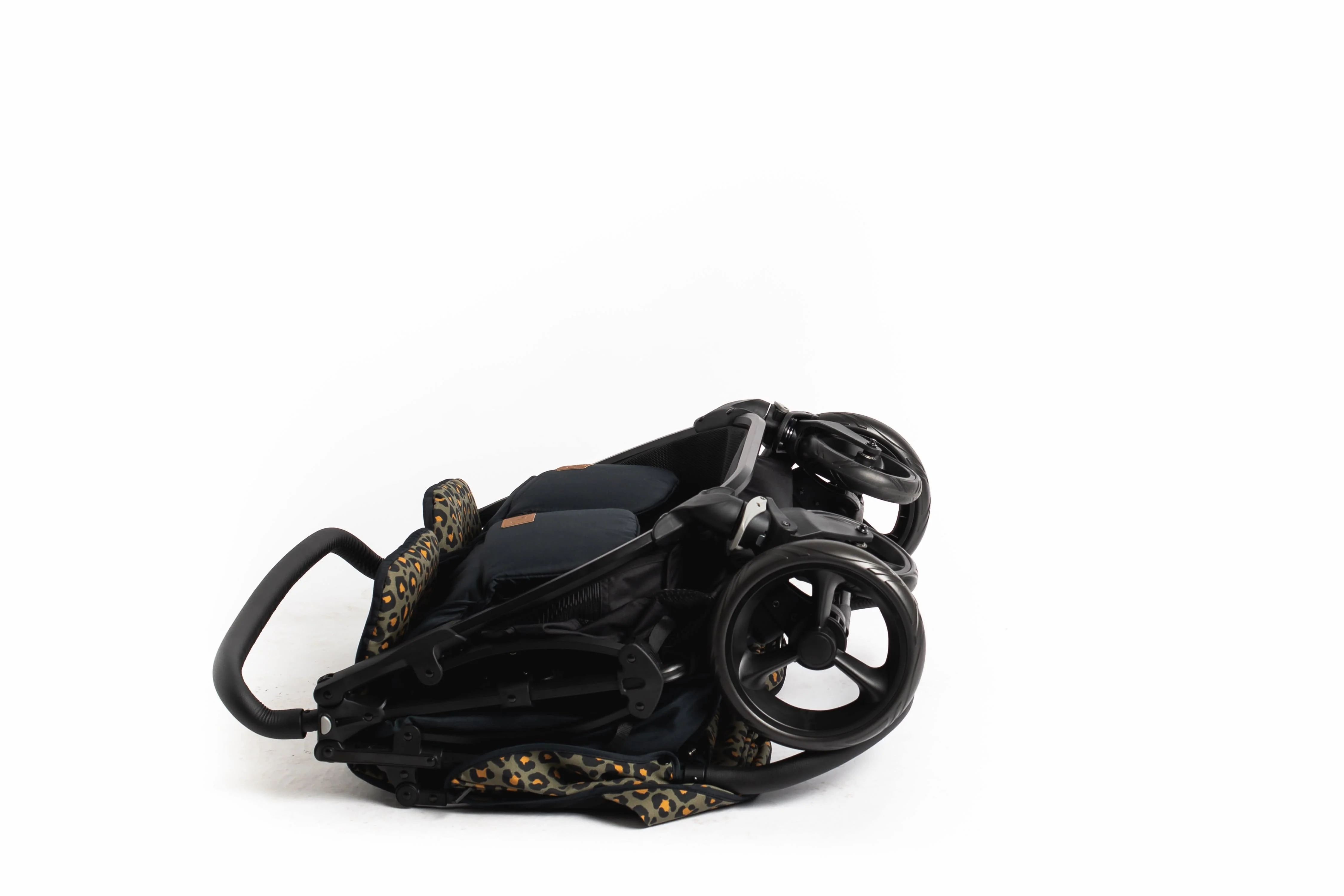 Roma Gemini 2 Double Pushchair - Khaki Leopard - Image 15