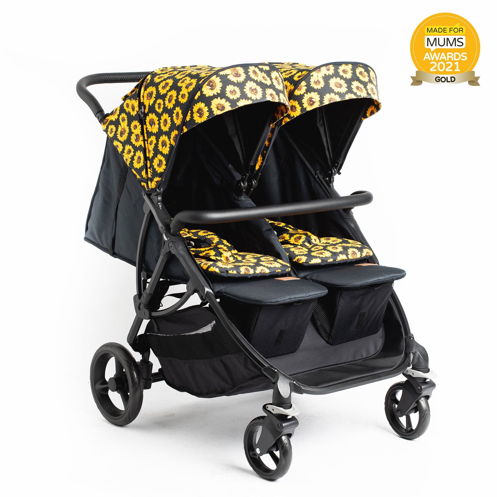 Roma Gemini 2 Double Pushchair - Sunflower