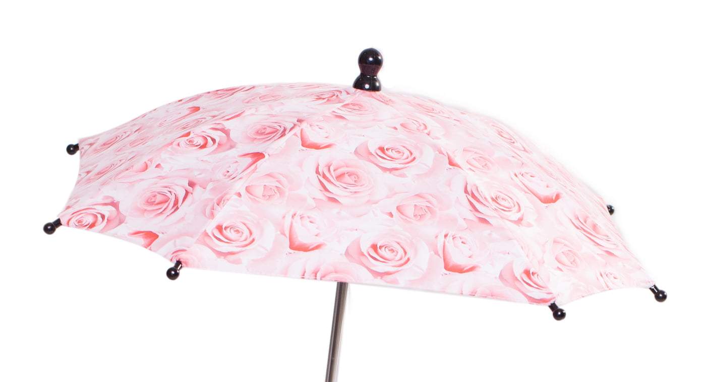 Roma Jemima Dolls Pram Rose Parasol - Image 3