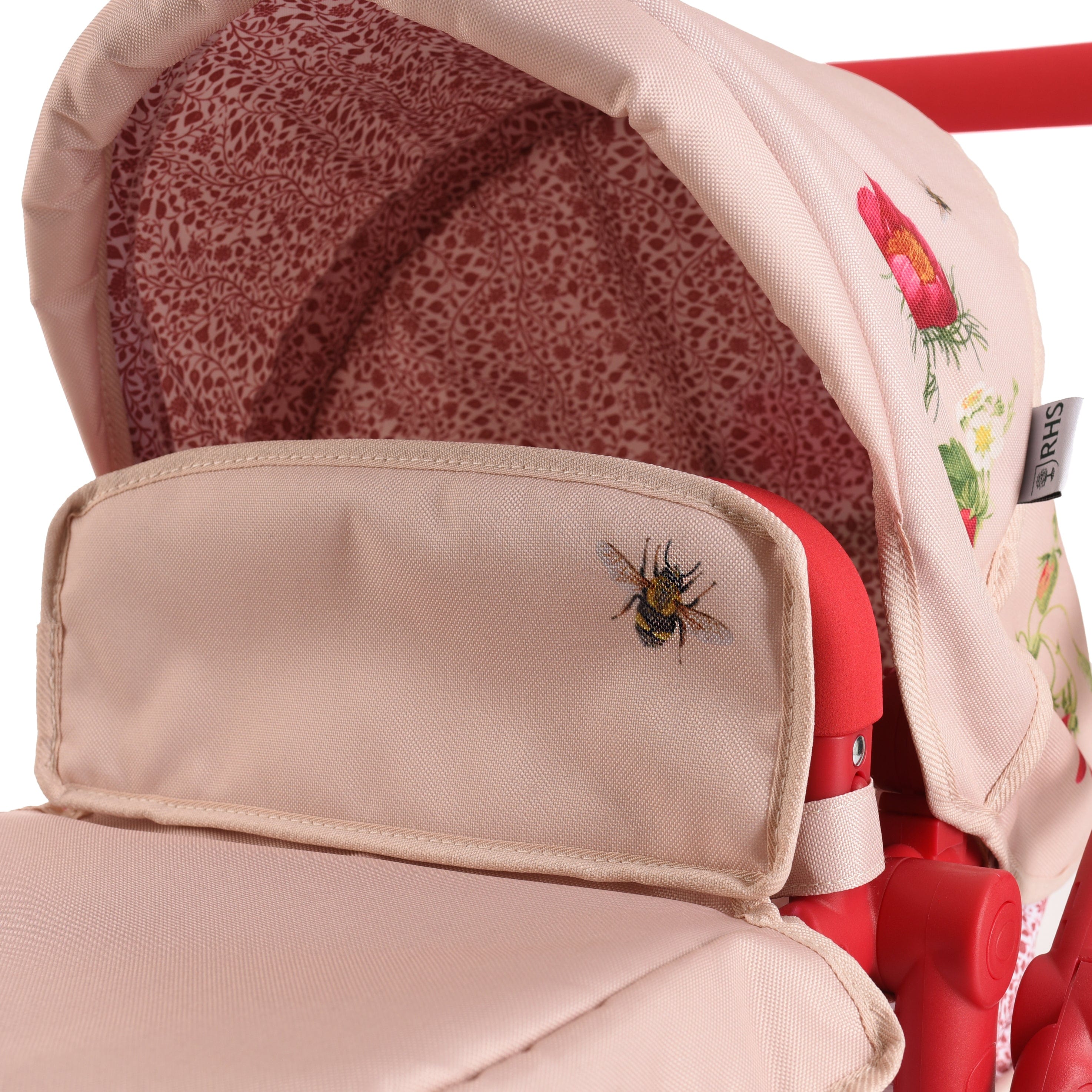 Roma RHS Twins Dolls Pram - Flora - Image 10