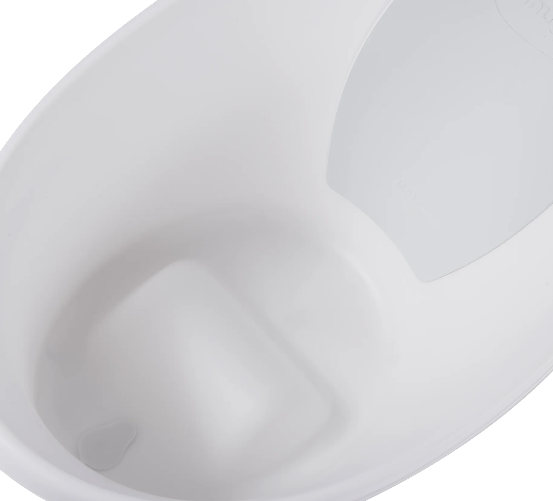 Shnuggle Baby Bath with Plug - White / Grey - Image 4
