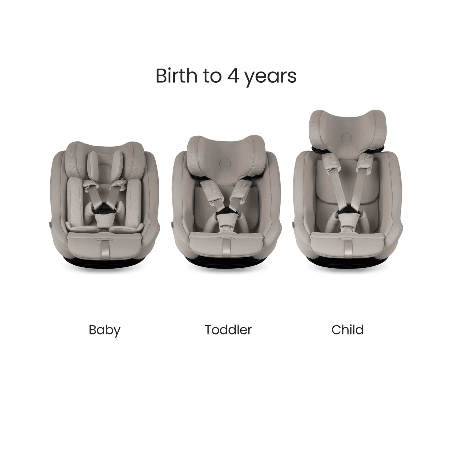 Silver Cross Approach Plus 360 Car Seat - Natural Taupe - Image 6