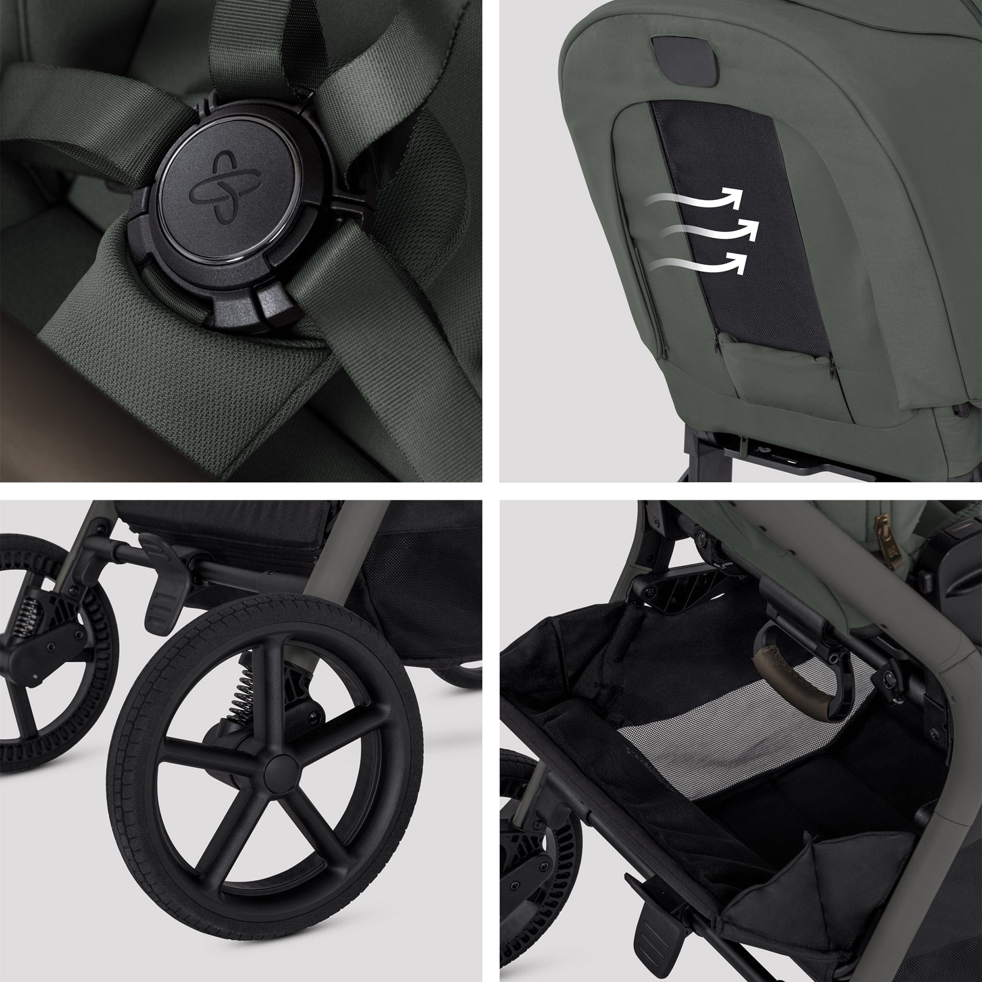 Silver Cross Breez Stroller - Pewter - Image 4