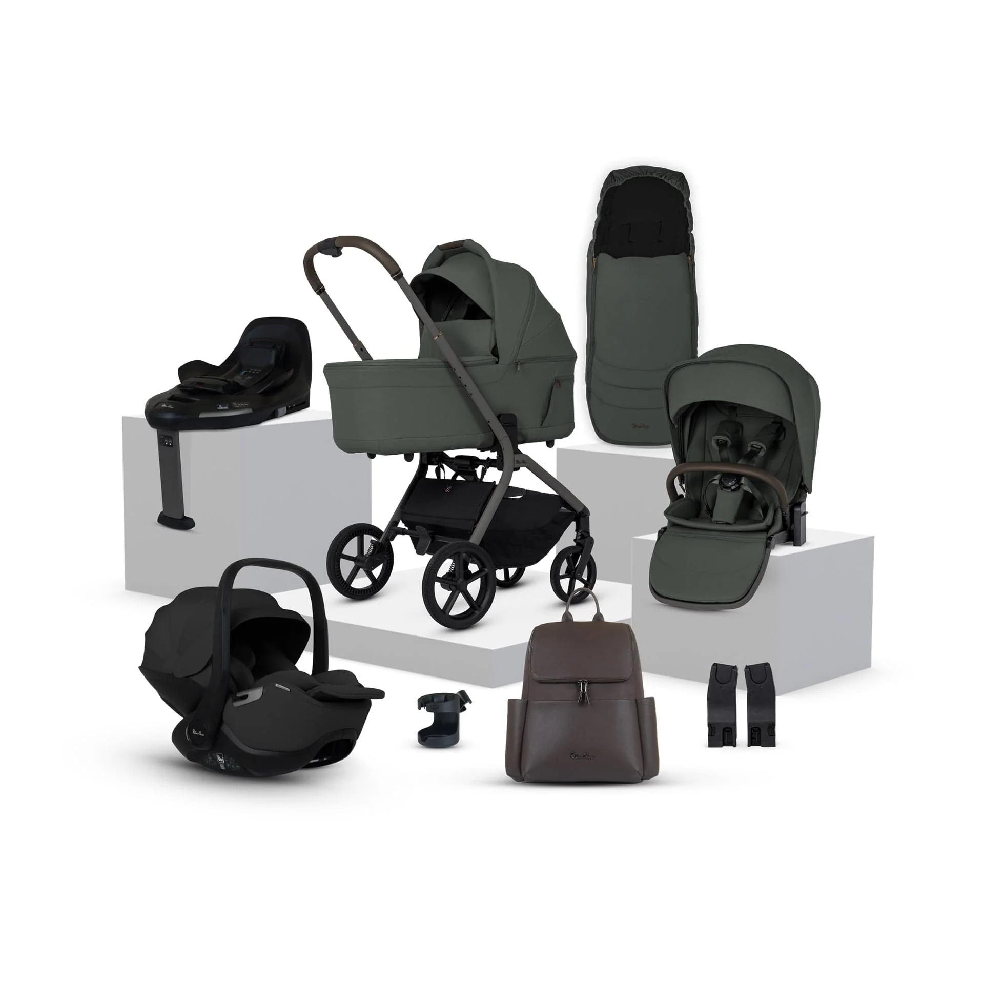 Silver Cross Breez Ultimate 360 Bundle - Pewter