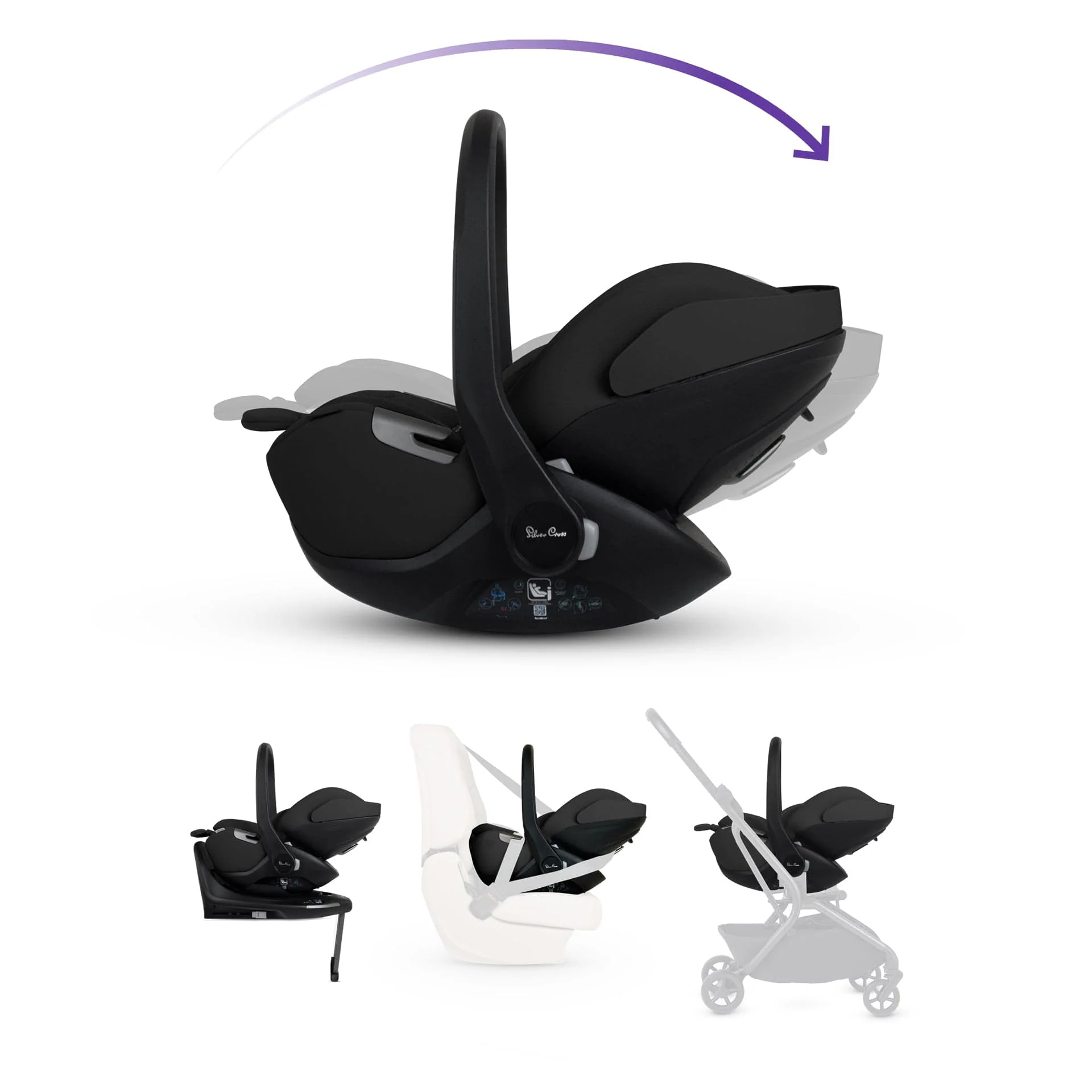 Silver Cross Breez Ultimate 360 Bundle - Pewter - Image 12