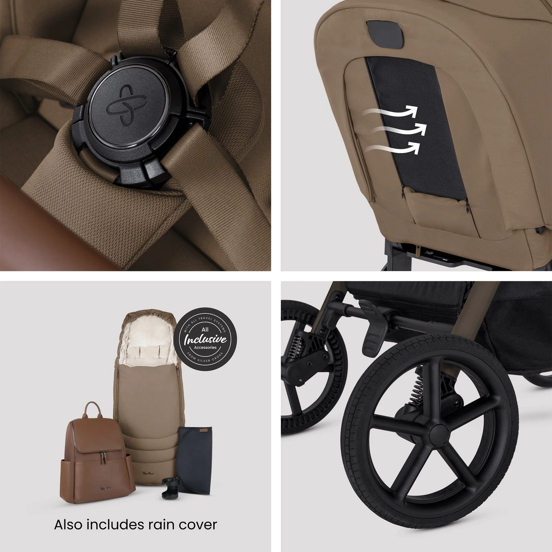 Silver Cross Breez Ultimate Family 360 Bundle - Maple - Image 7