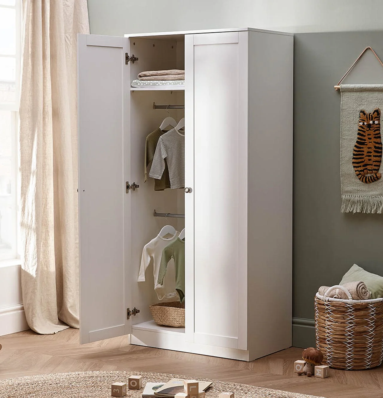 Silver Cross Bromley Wardrobe - White - Image 4