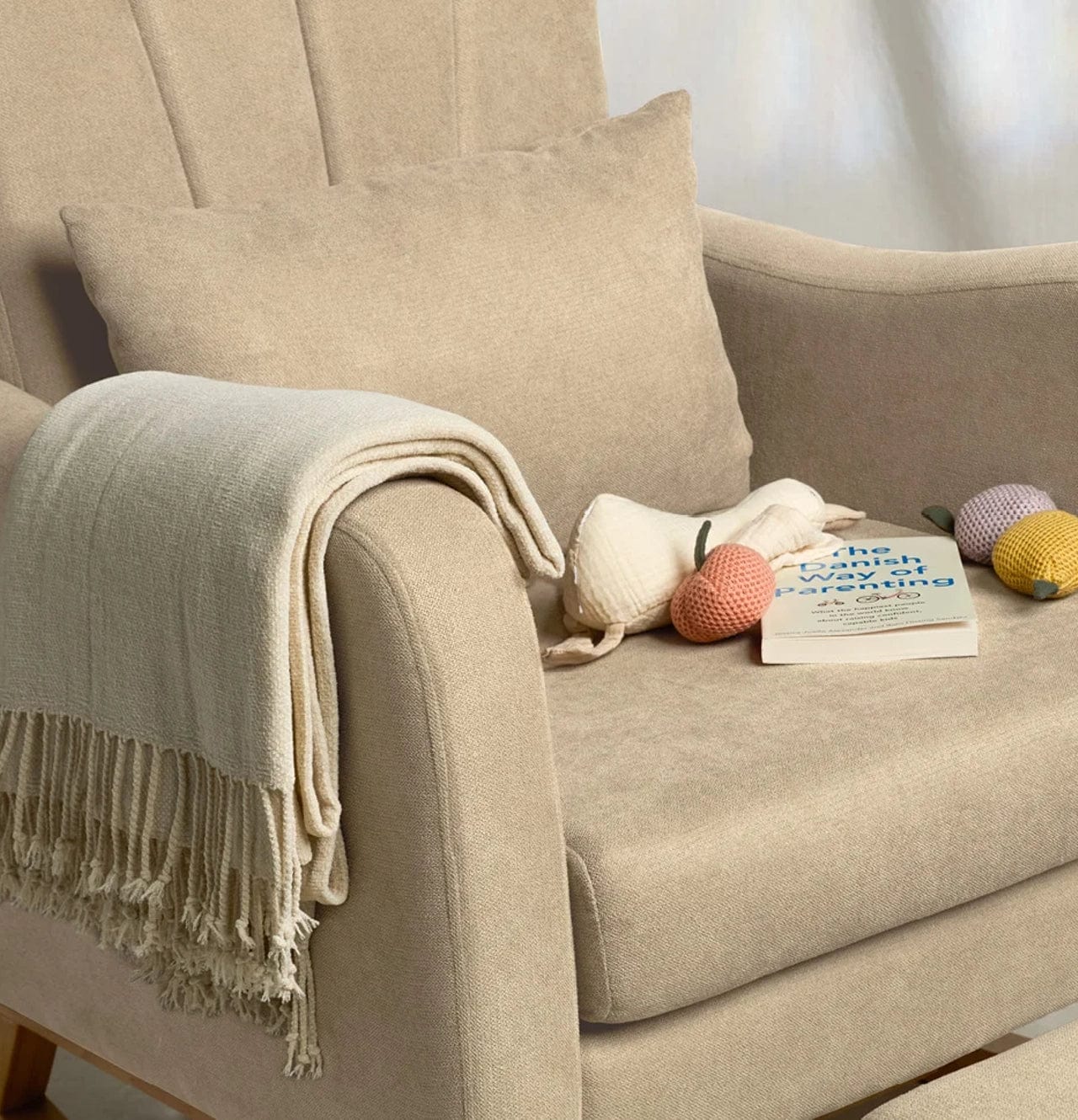 Silver Cross Carmel Nursing Chair - Almond - Image 6