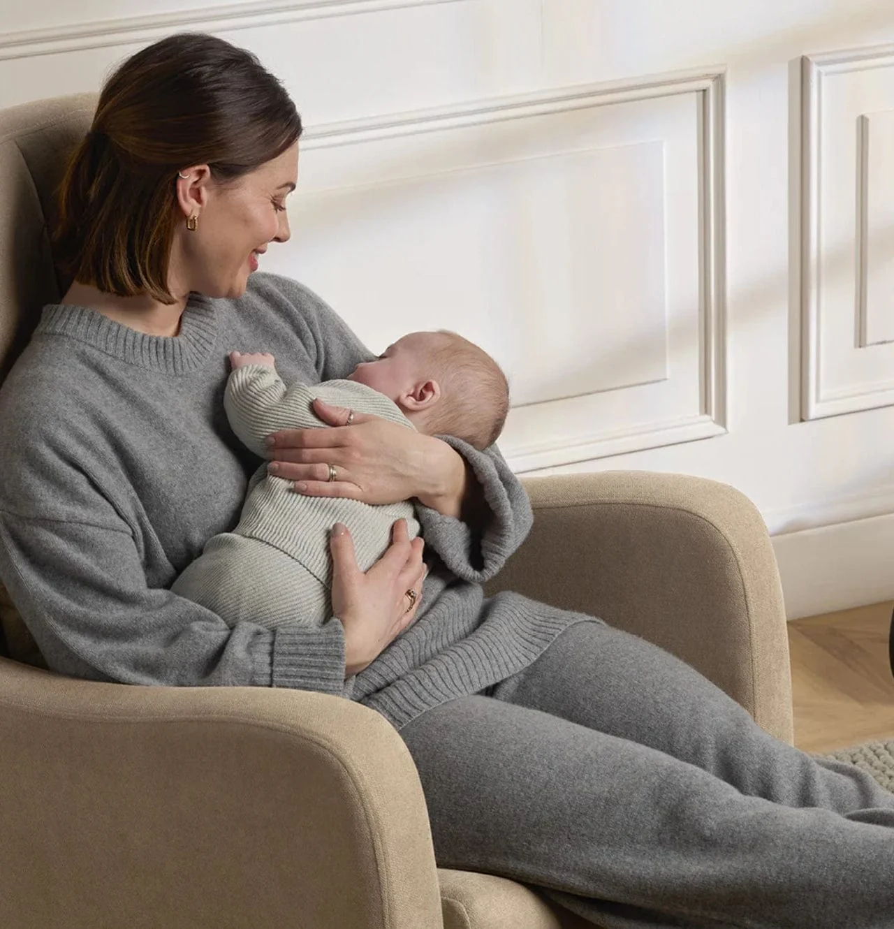Silver Cross Carmel Nursing Chair - Almond - Image 8