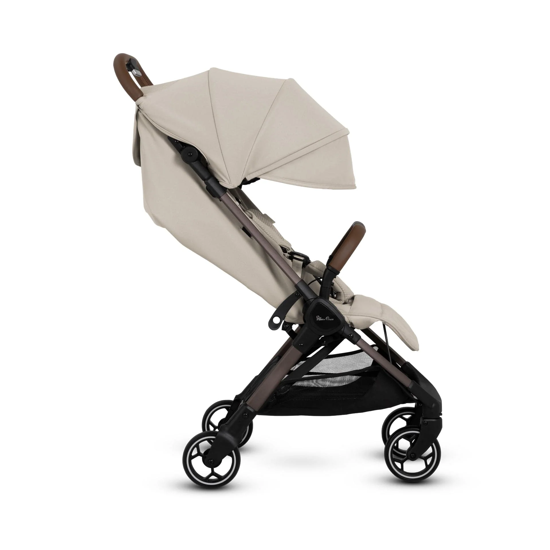 Silver Cross Clic 2 Stroller & Accessory Bundle - Latte - Image 2
