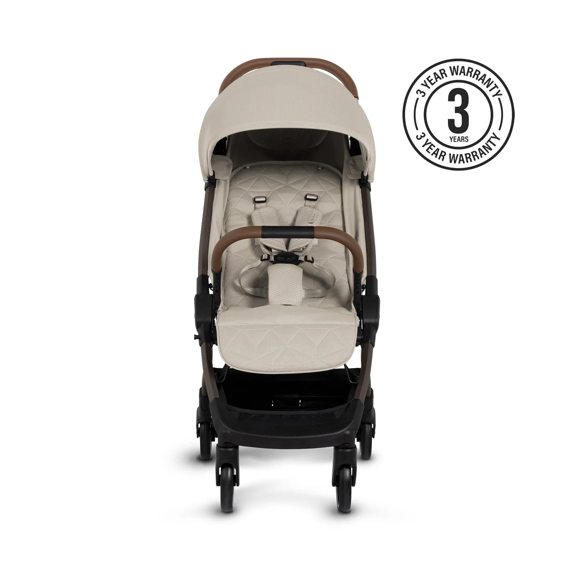 Silver Cross Clic 2 Stroller & Accessory Bundle - Latte - Image 3