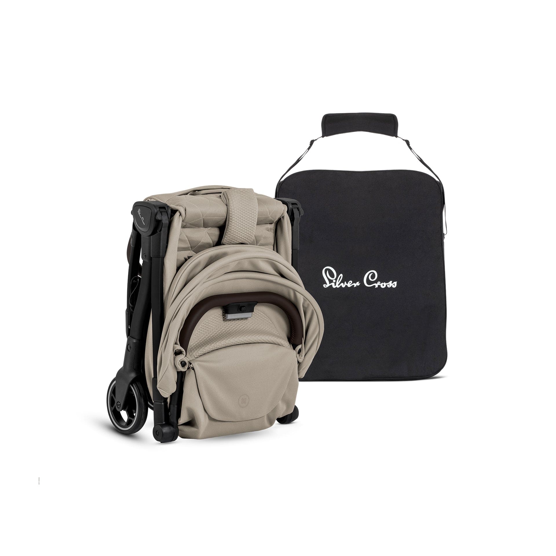 Silver Cross Clic 2 Stroller & Accessory Bundle - Latte - Image 4