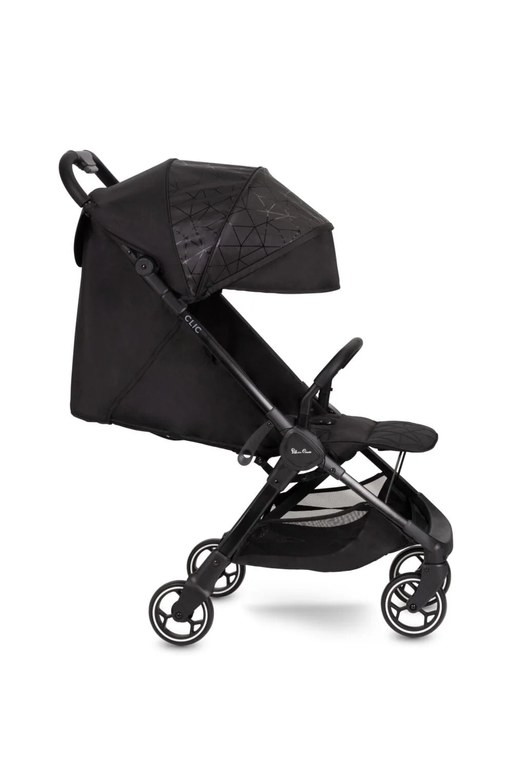 Silver Cross Clic Stroller with Raincover - Black - Image 4