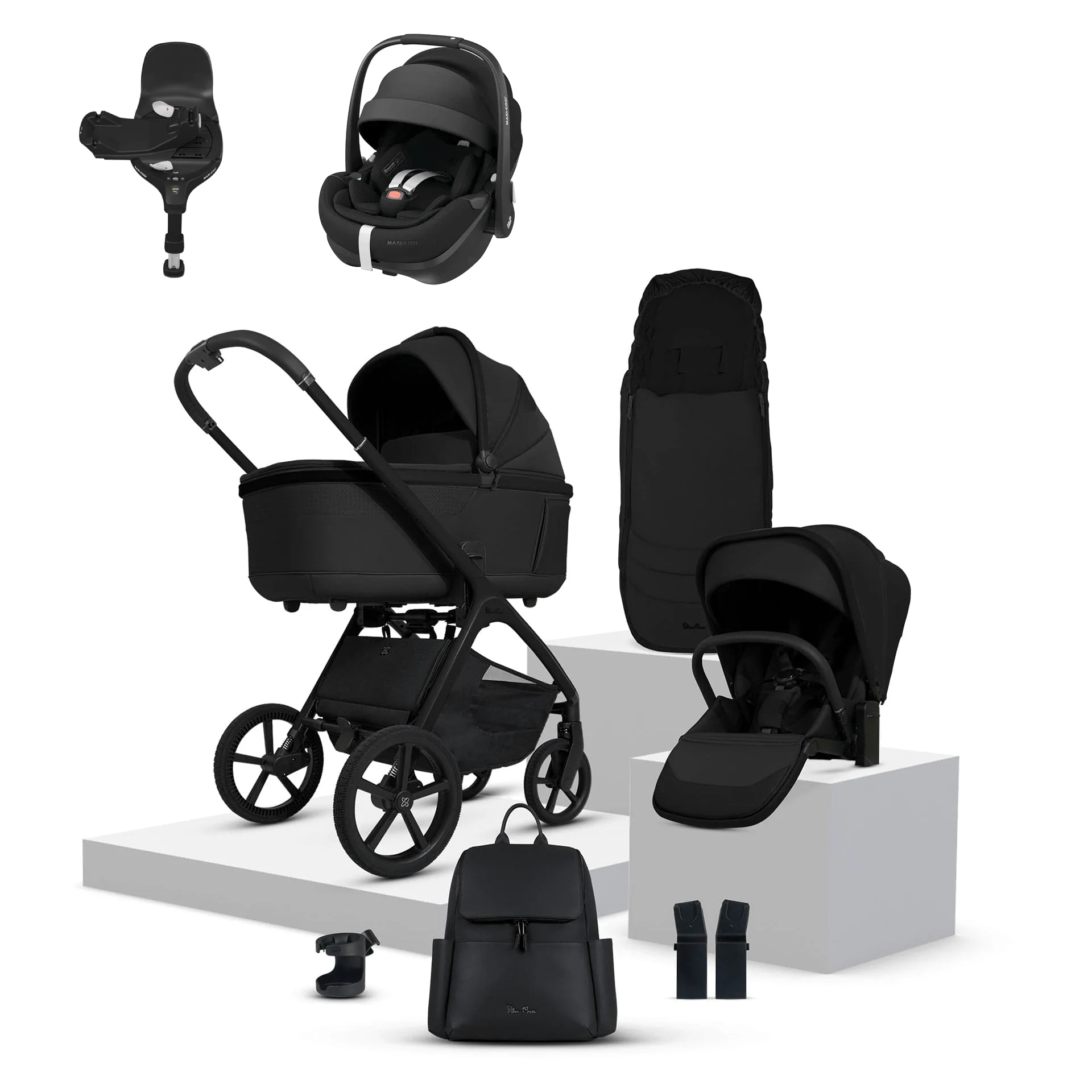 Silver Cross Cove Ultimate (Pebble 360 PRO2) Travel System - Onyx