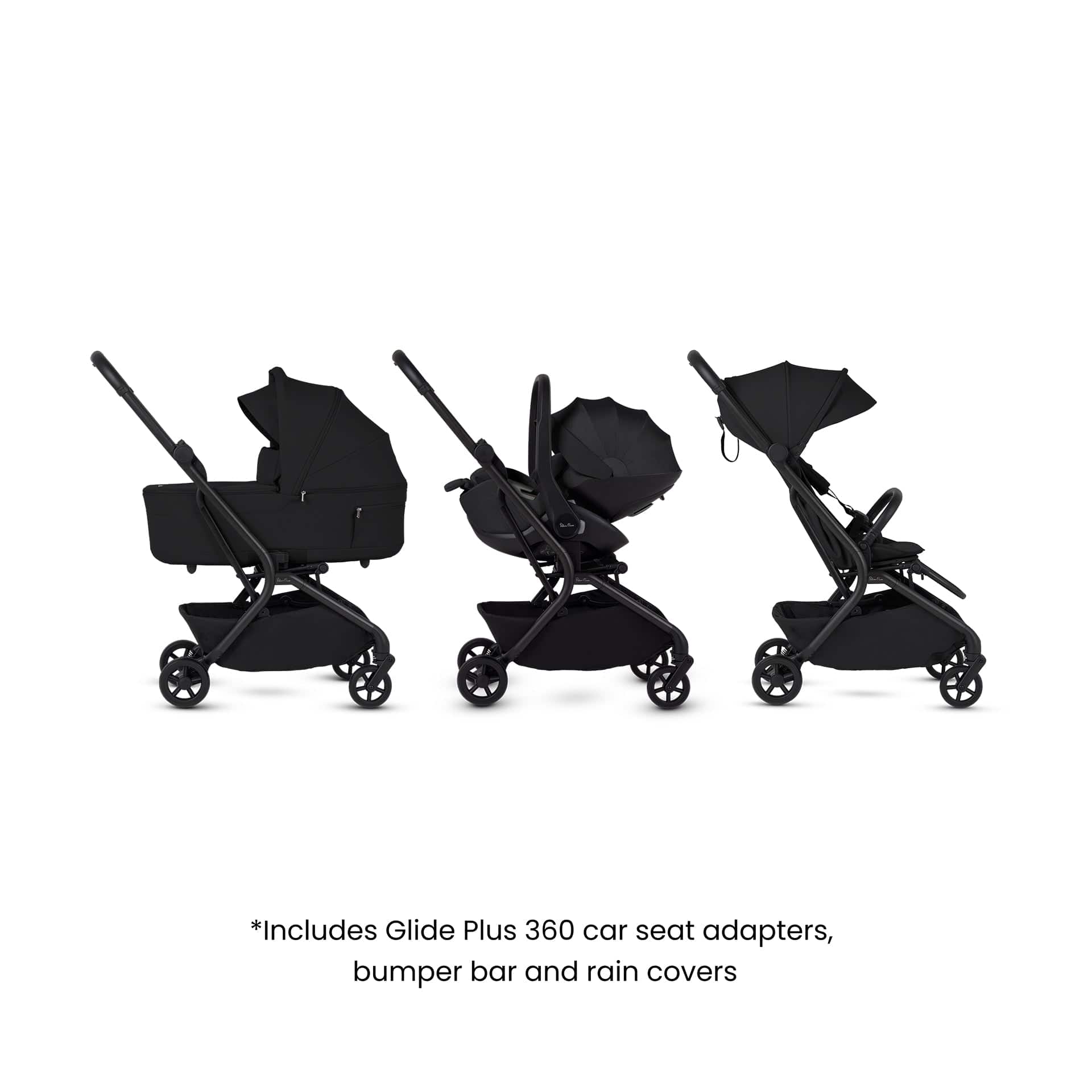 Silver Cross Nia (Glide Plus 360) Travel System - Onyx - Image 7