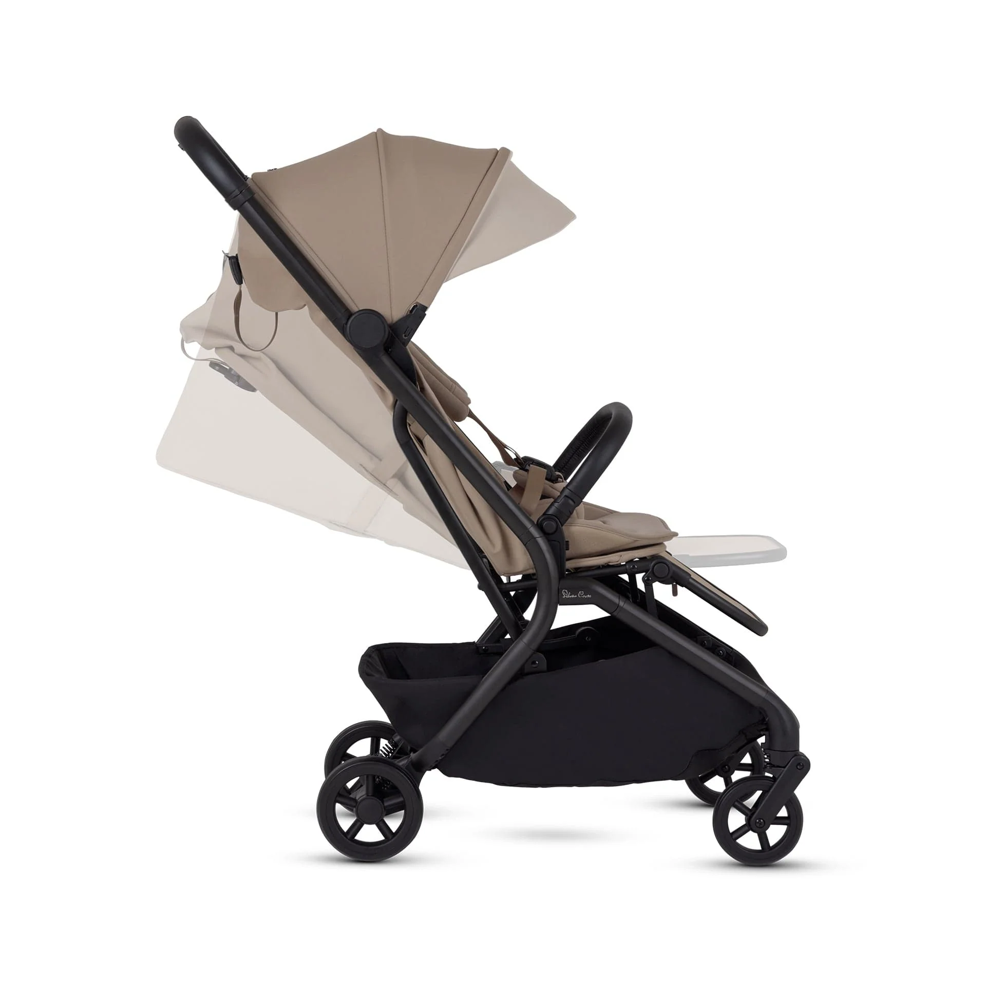 Silver Cross Nia Stroller & Carrycot - Champagne - Image 6