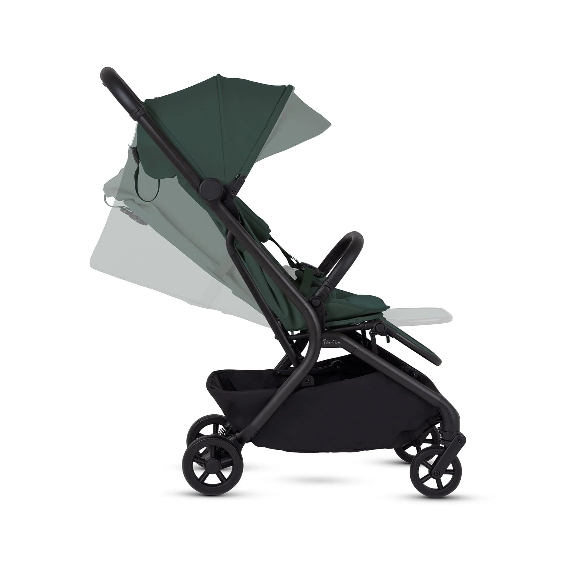 Silver Cross Nia Stroller & Carrycot - Conifer - Image 6