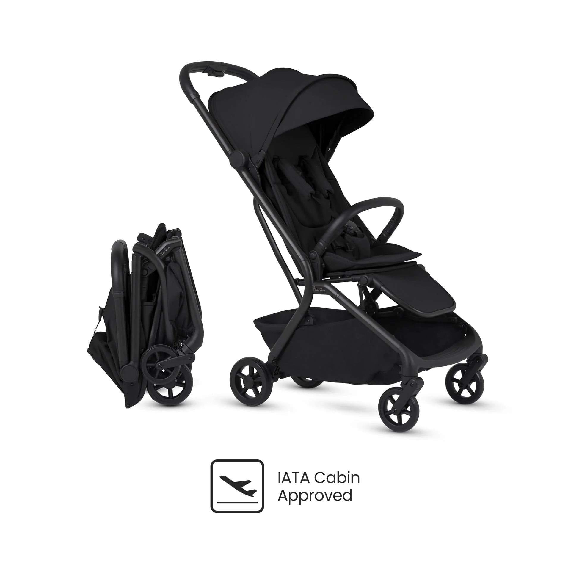 Silver Cross Nia Stroller & Carrycot - Onyx - Image 4