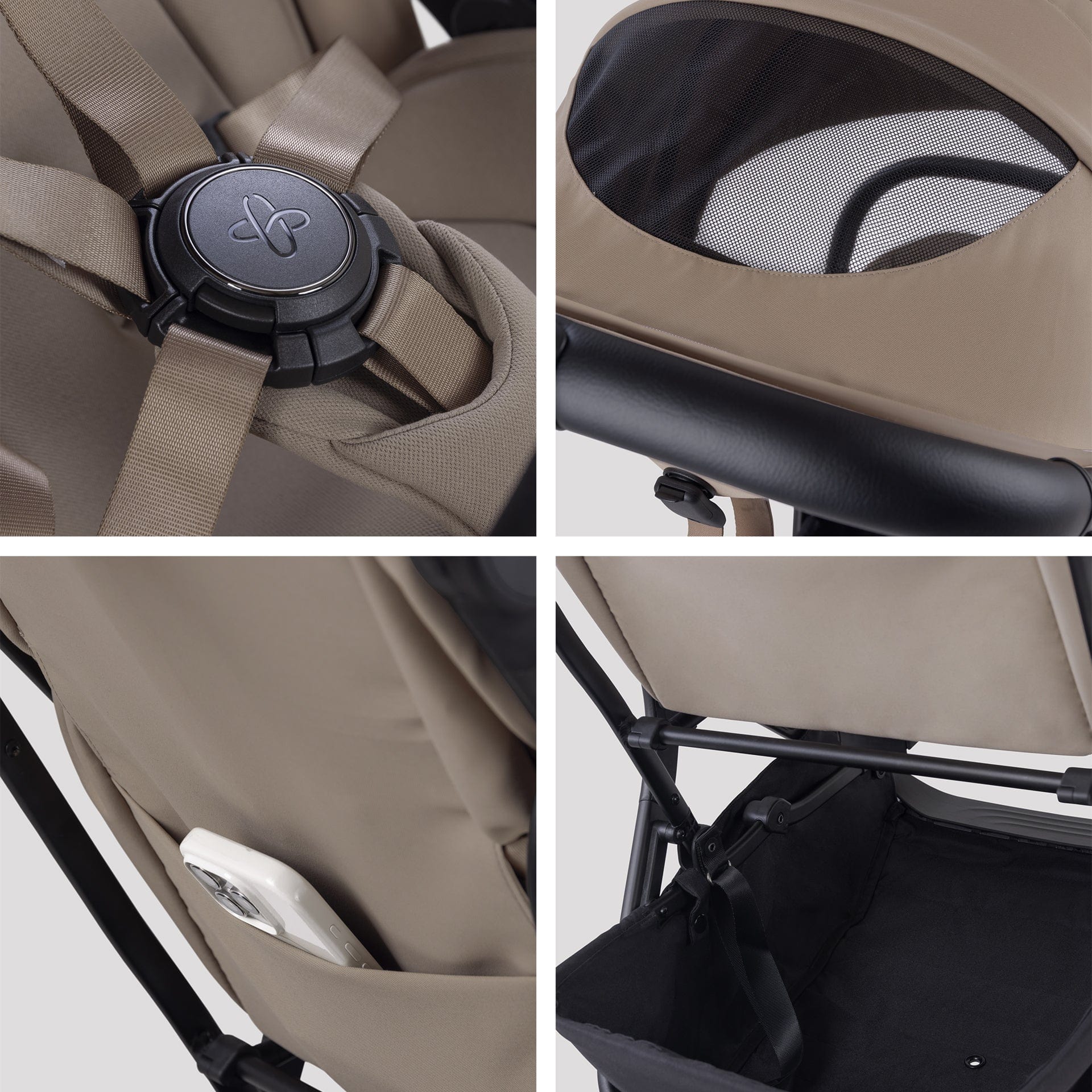Silver Cross Nia Stroller - Champagne - Image 5