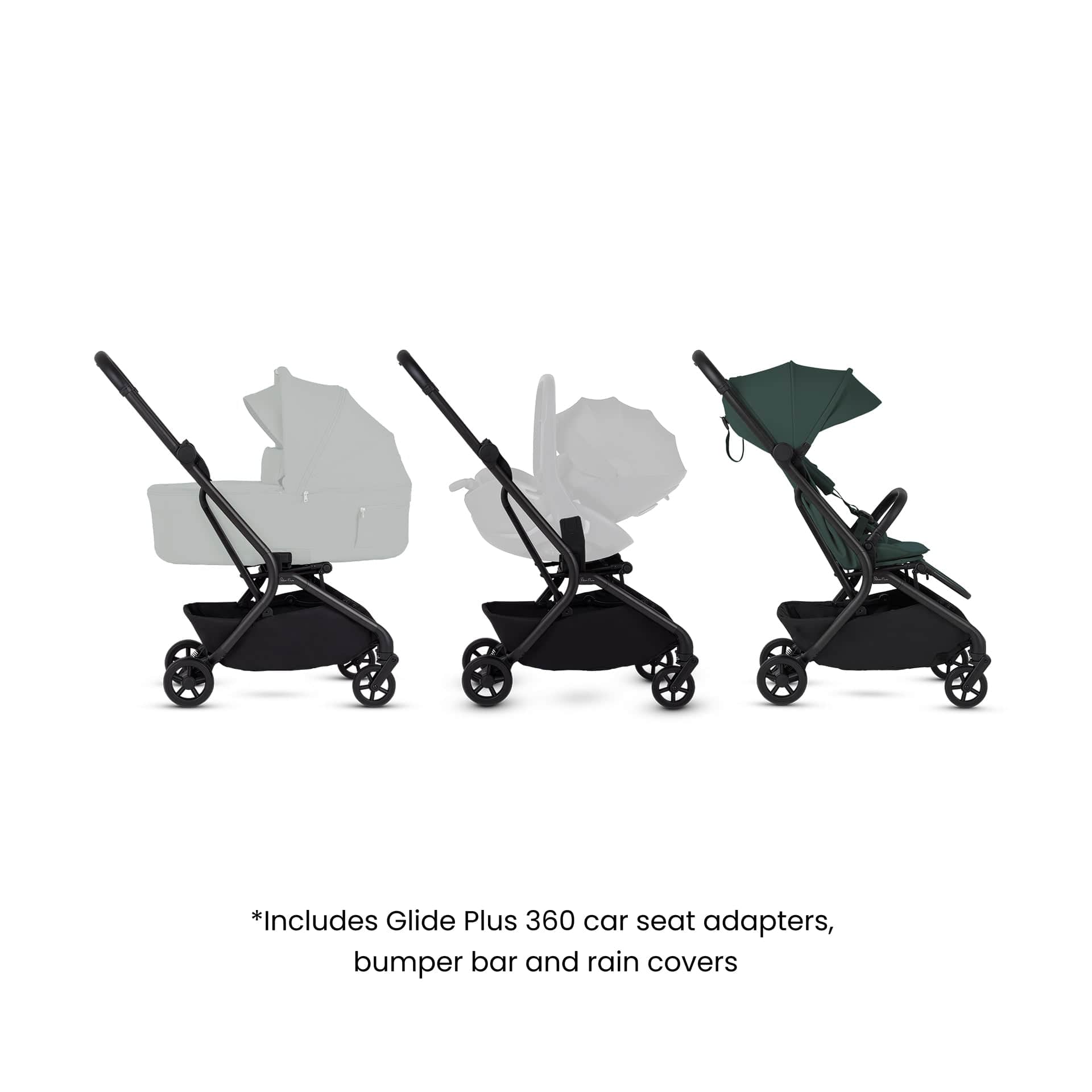 Silver Cross Nia Stroller - Conifer - Image 7