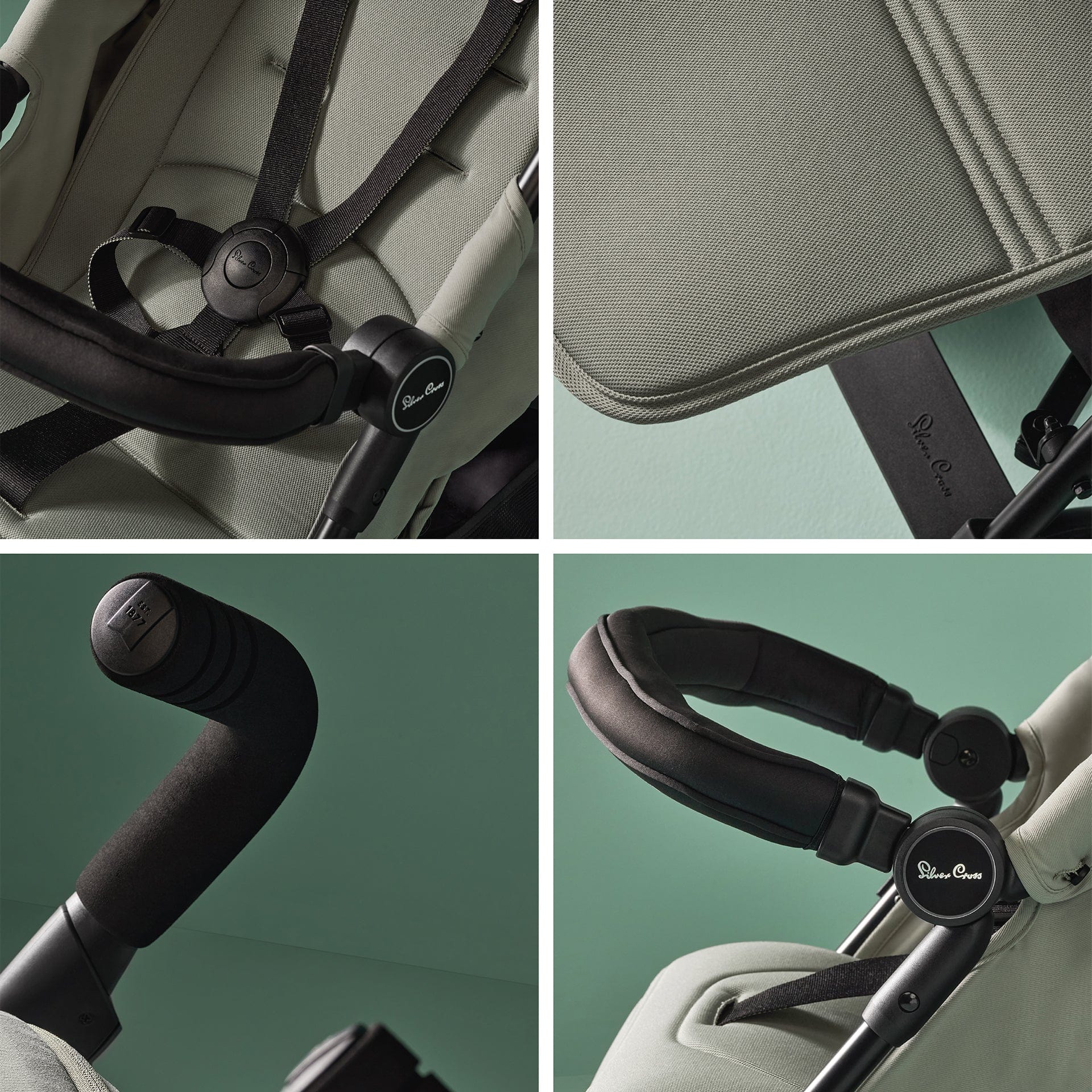 Silver Cross Pop Pushchair - Sage - Image 6