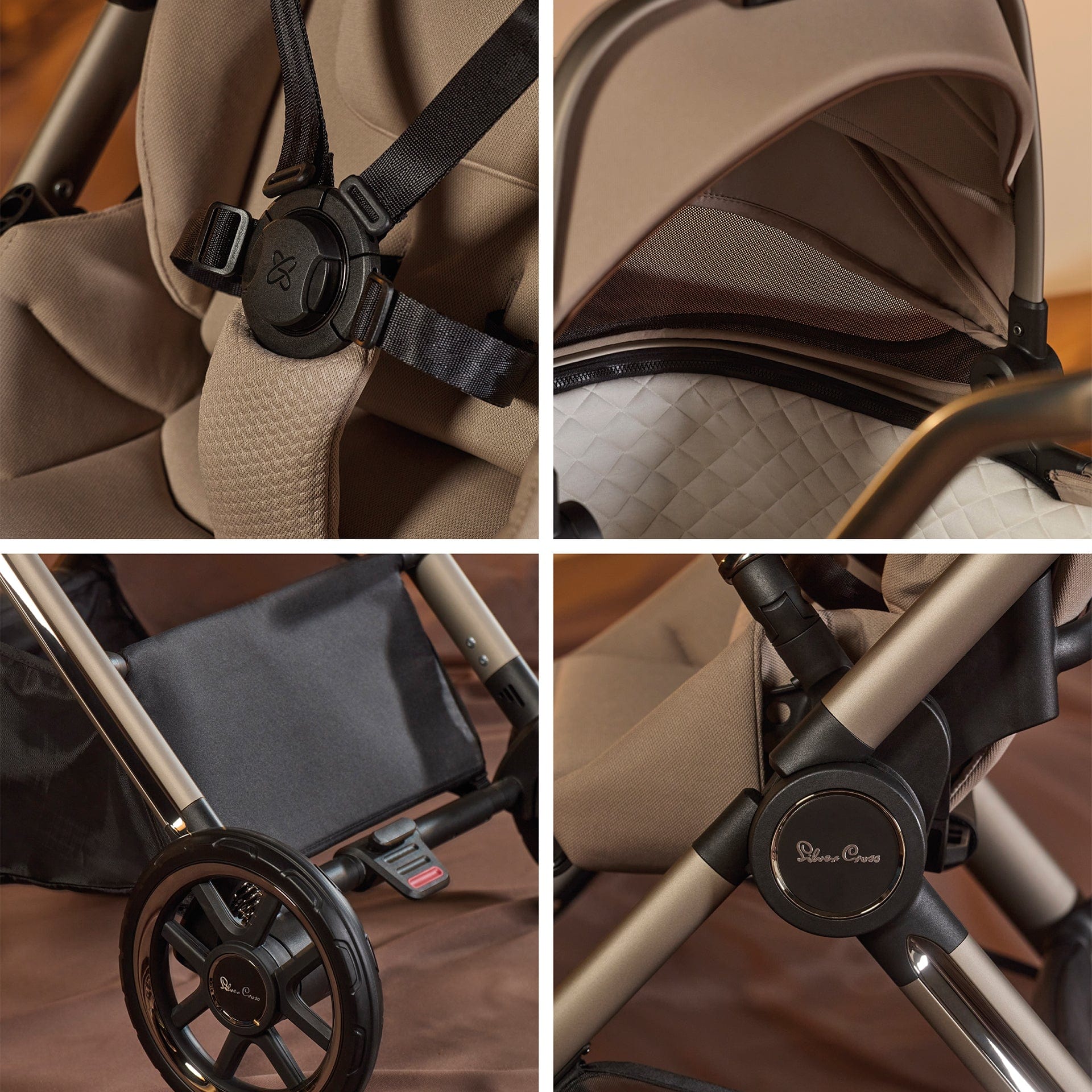 Silver Cross Reef 2 Special Edition Pushchair - Frappe - Image 4