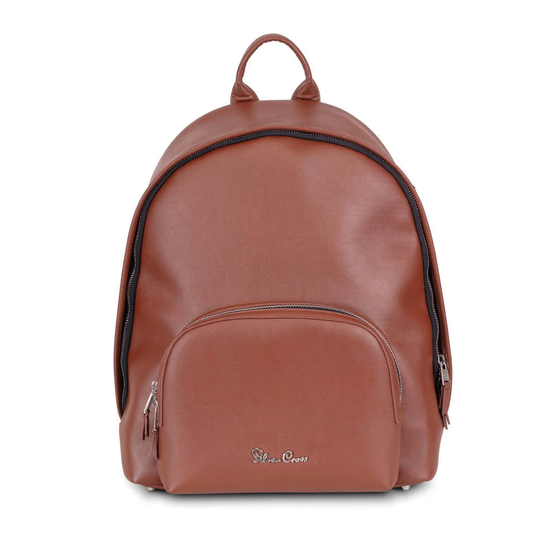 Silver Cross Vegan Leather Rucksack - Tan - Image 2