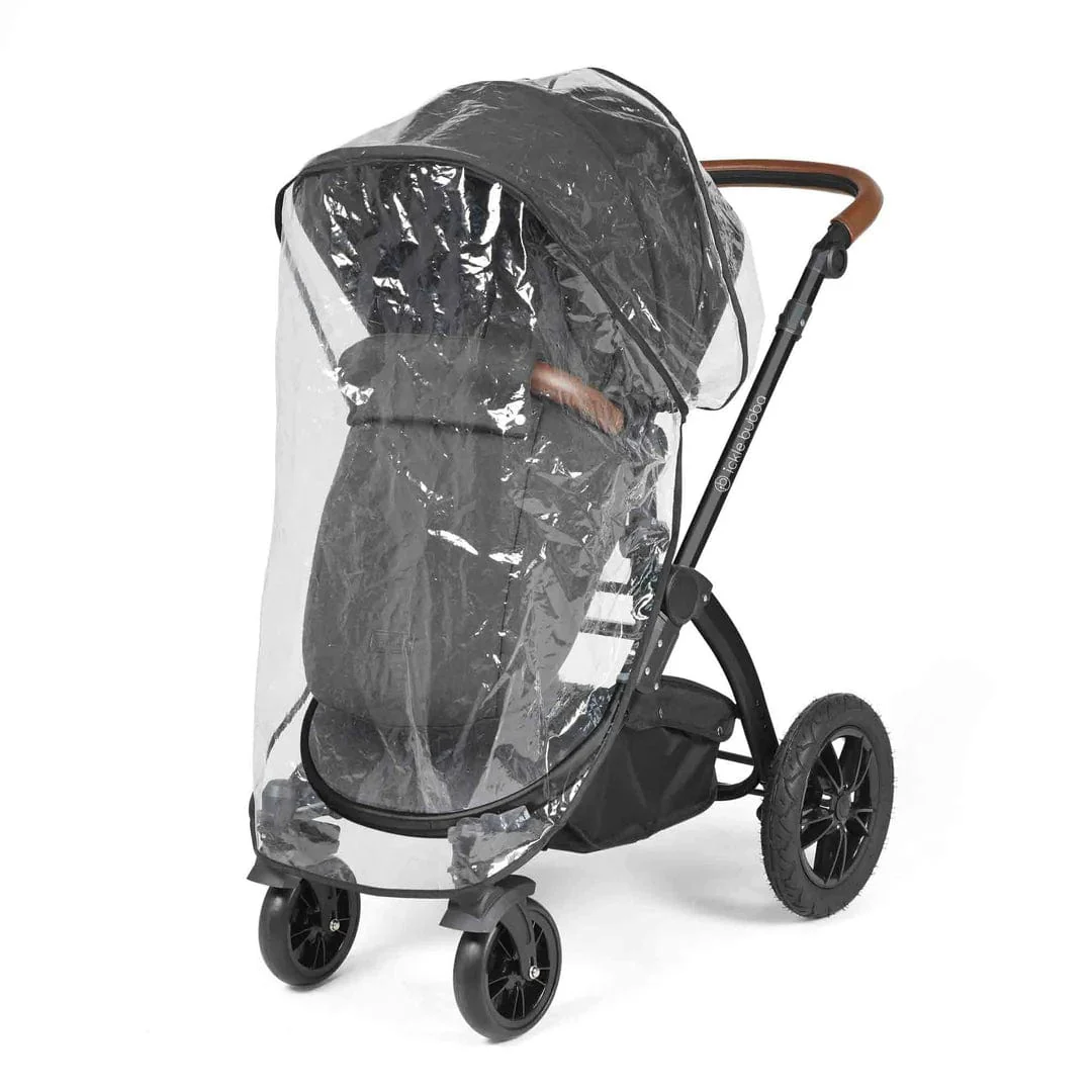 Ickle Bubba Stomp Luxe (Cirrus) Travel System with Bubba & Me - Black / Charcoal Grey / Tan - Image 15