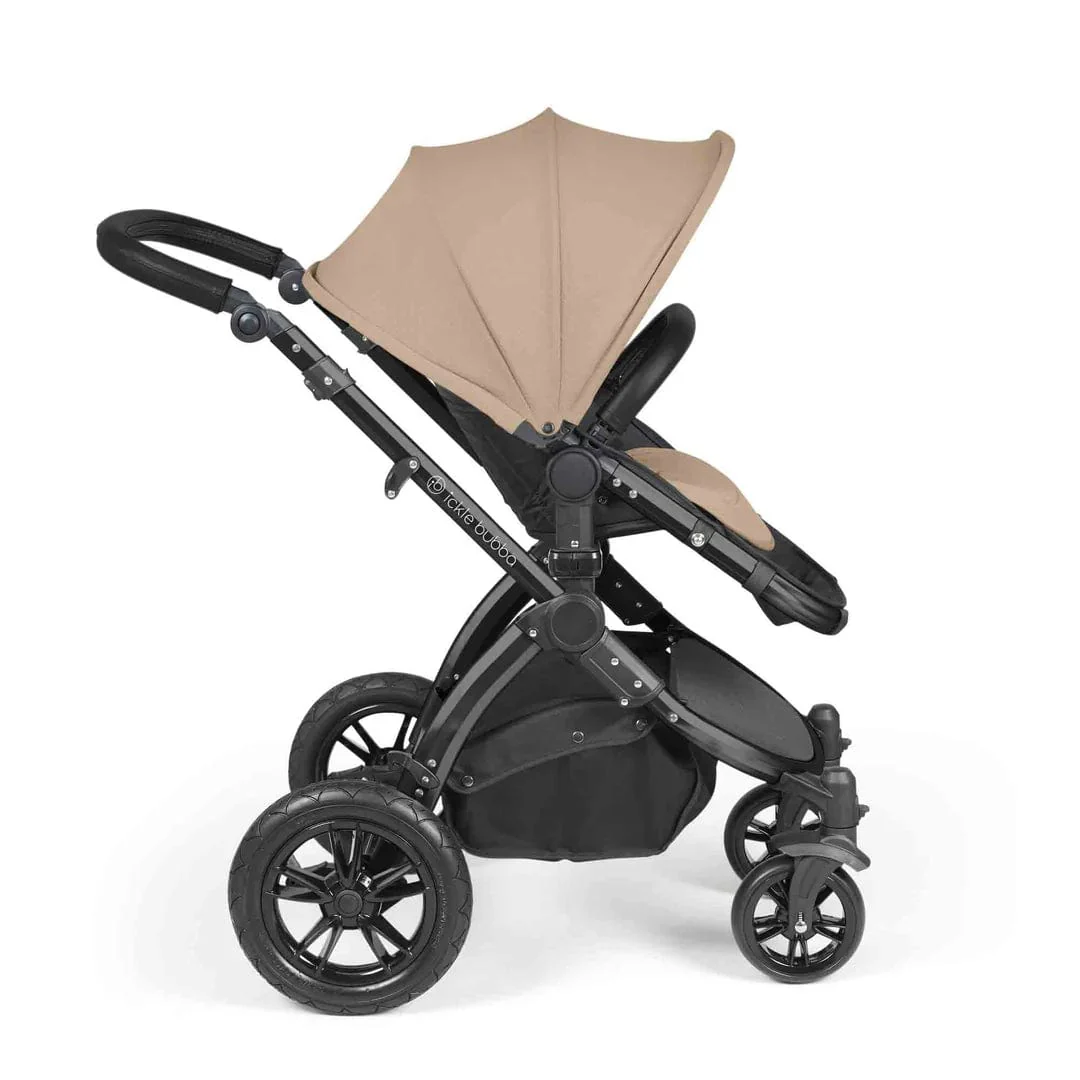 Ickle Bubba Stomp Luxe (Cirrus) Travel System with Bubba & Me - Black / Desert / Black - Image 7