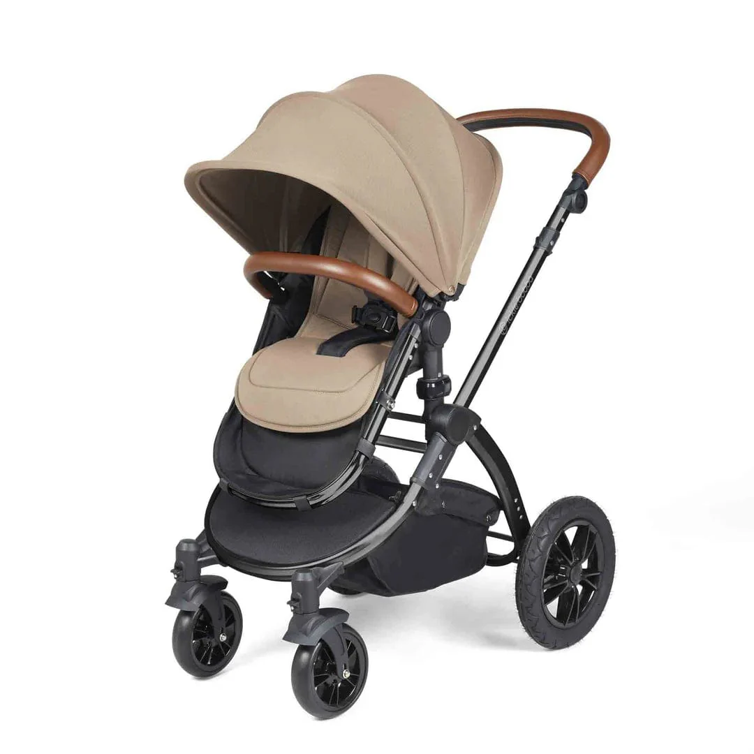 Ickle Bubba Stomp Luxe (Cirrus) Travel System with Bubba & Me - Black / Desert / Tan - Image 5