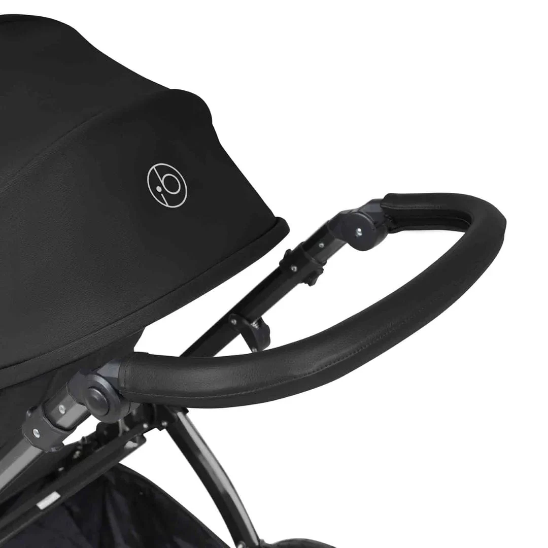 Ickle Bubba Stomp Luxe (Cirrus) Travel System with Bubba & Me - Black / Midnight / Black - Image 17