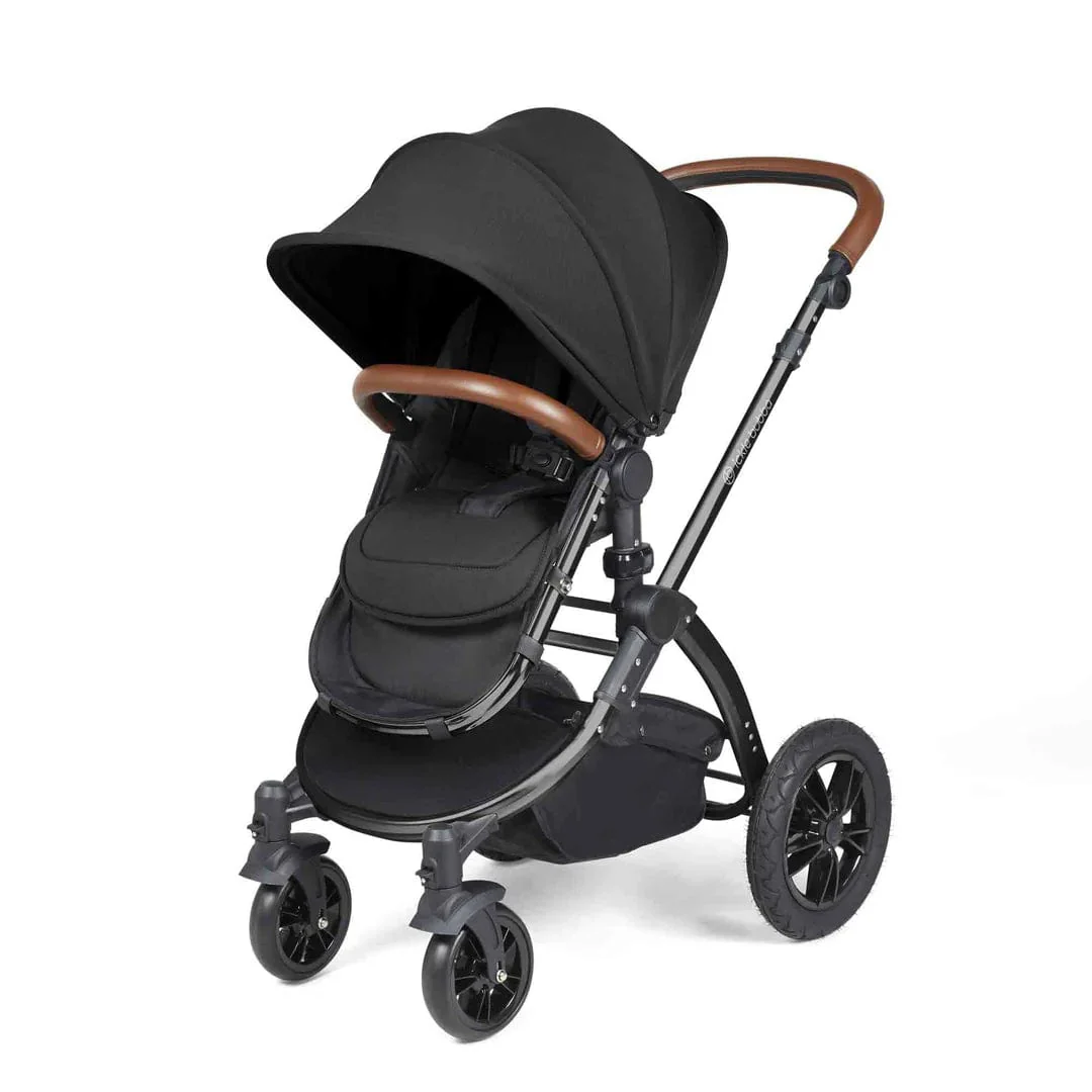 Ickle Bubba Stomp Luxe (Cirrus) Travel System with Bubba & Me - Black / Midnight / Tan - Image 5