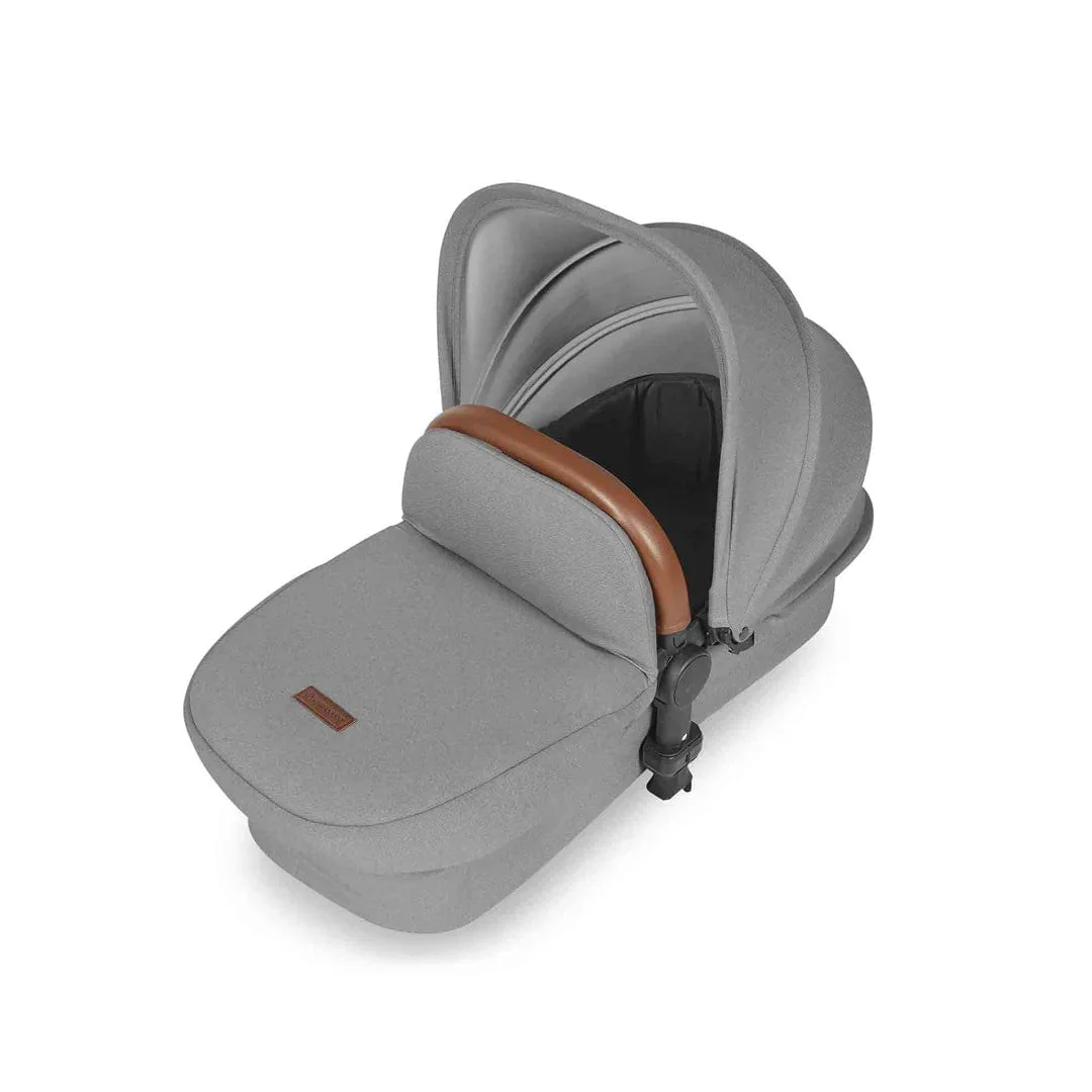 Ickle Bubba Stomp Luxe (Cirrus) Travel System with Bubba & Me - Black / Pearl Grey / Tan - Image 19