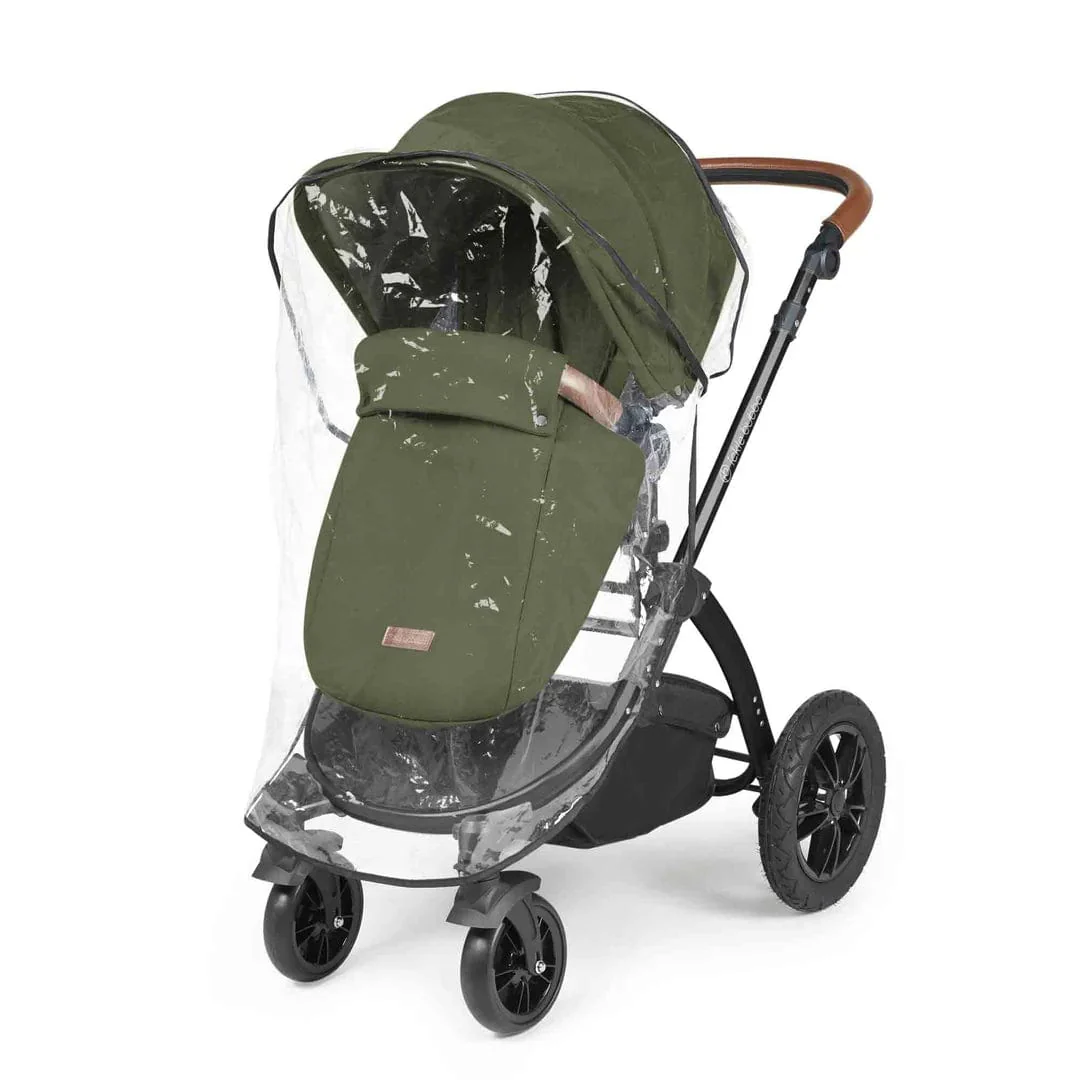 Ickle Bubba Stomp Luxe (Cirrus) Travel System with Bubba & Me - Black / Woodland / Tan - Image 14