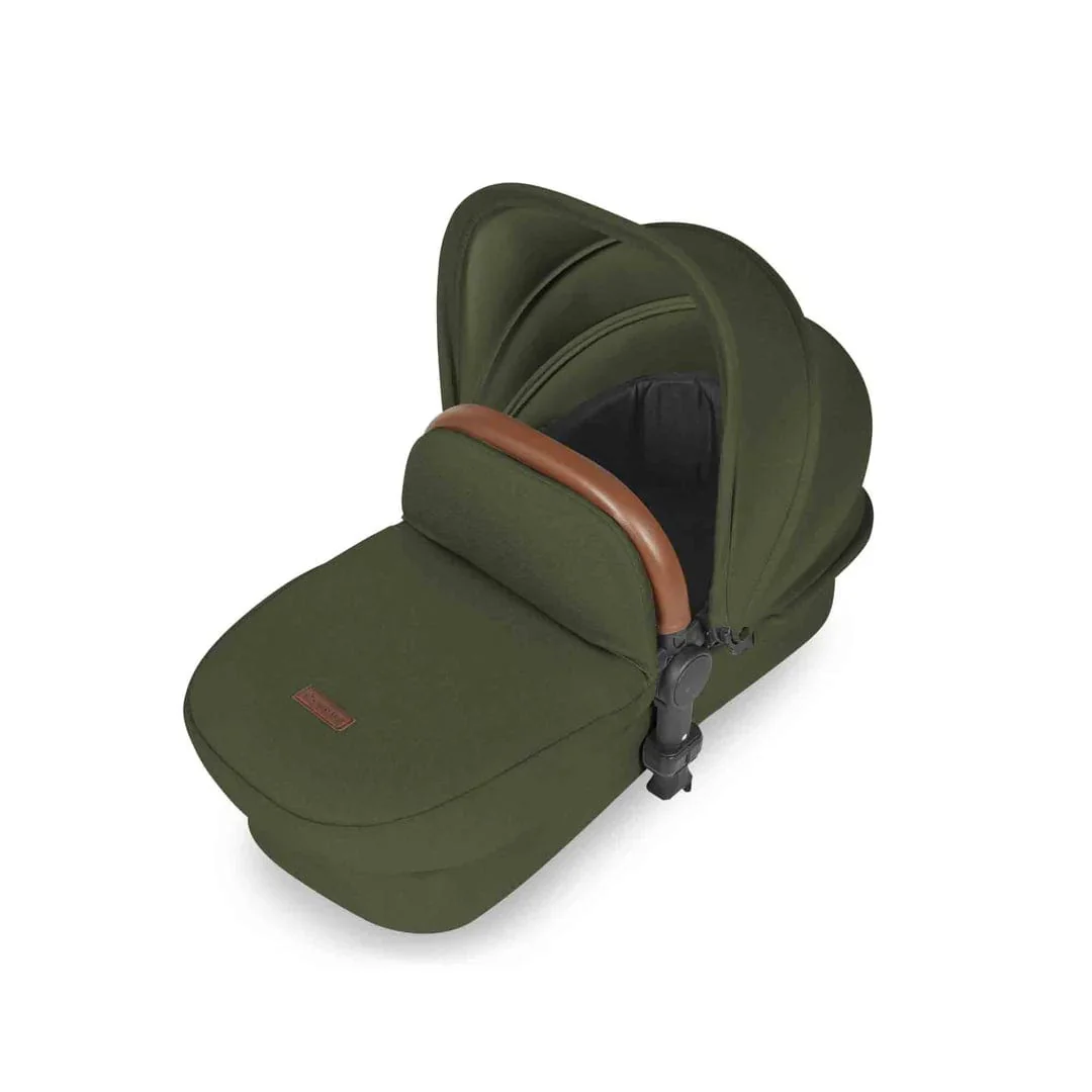 Ickle Bubba Stomp Luxe (Cirrus) Travel System with Bubba & Me - Black / Woodland / Tan - Image 19