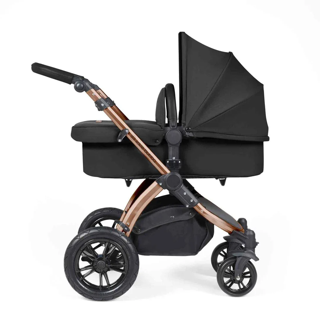 Ickle Bubba Stomp Luxe (Cirrus) Travel System with Bubba & Me - Bronze / Midnight / Black - Image 3